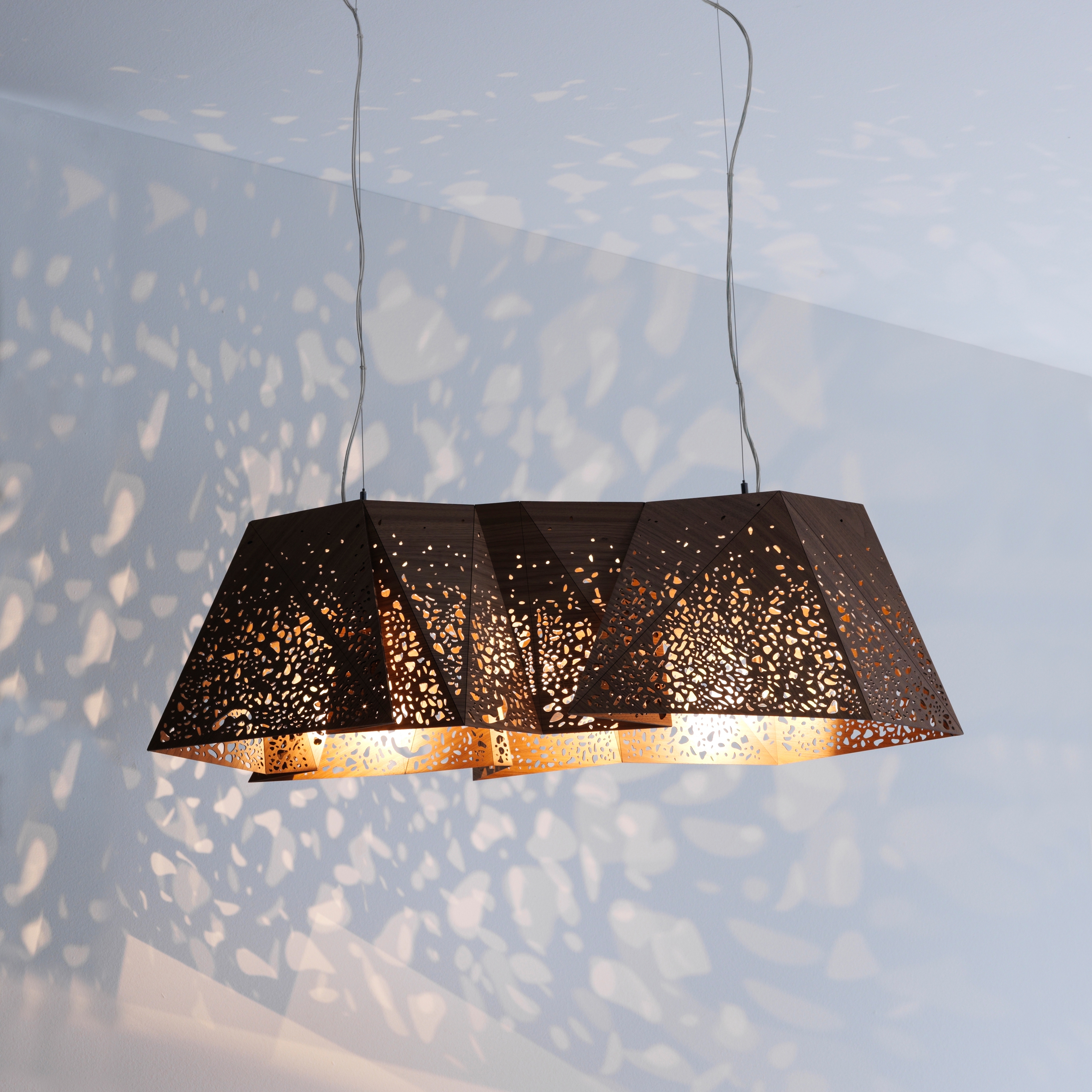 Display product Riddled Plywood Chandelier from manufacturer CASAMANIA & HORM