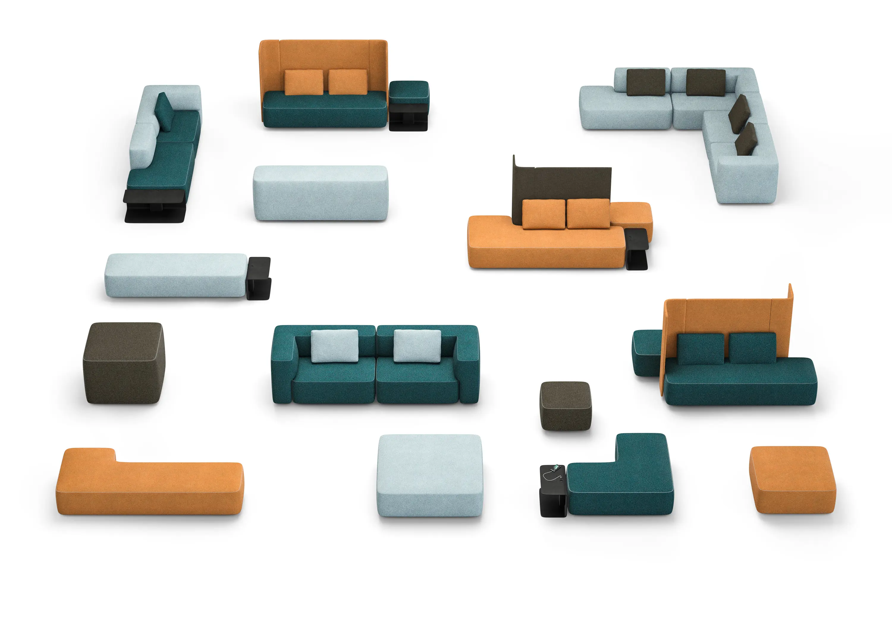 Brunner - pads sofa configuration 7