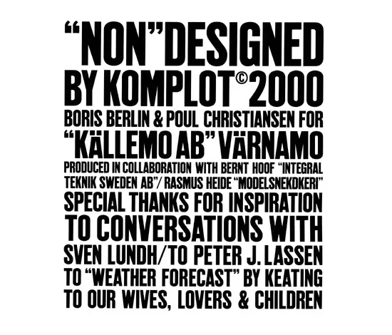 Källemo - NON Table