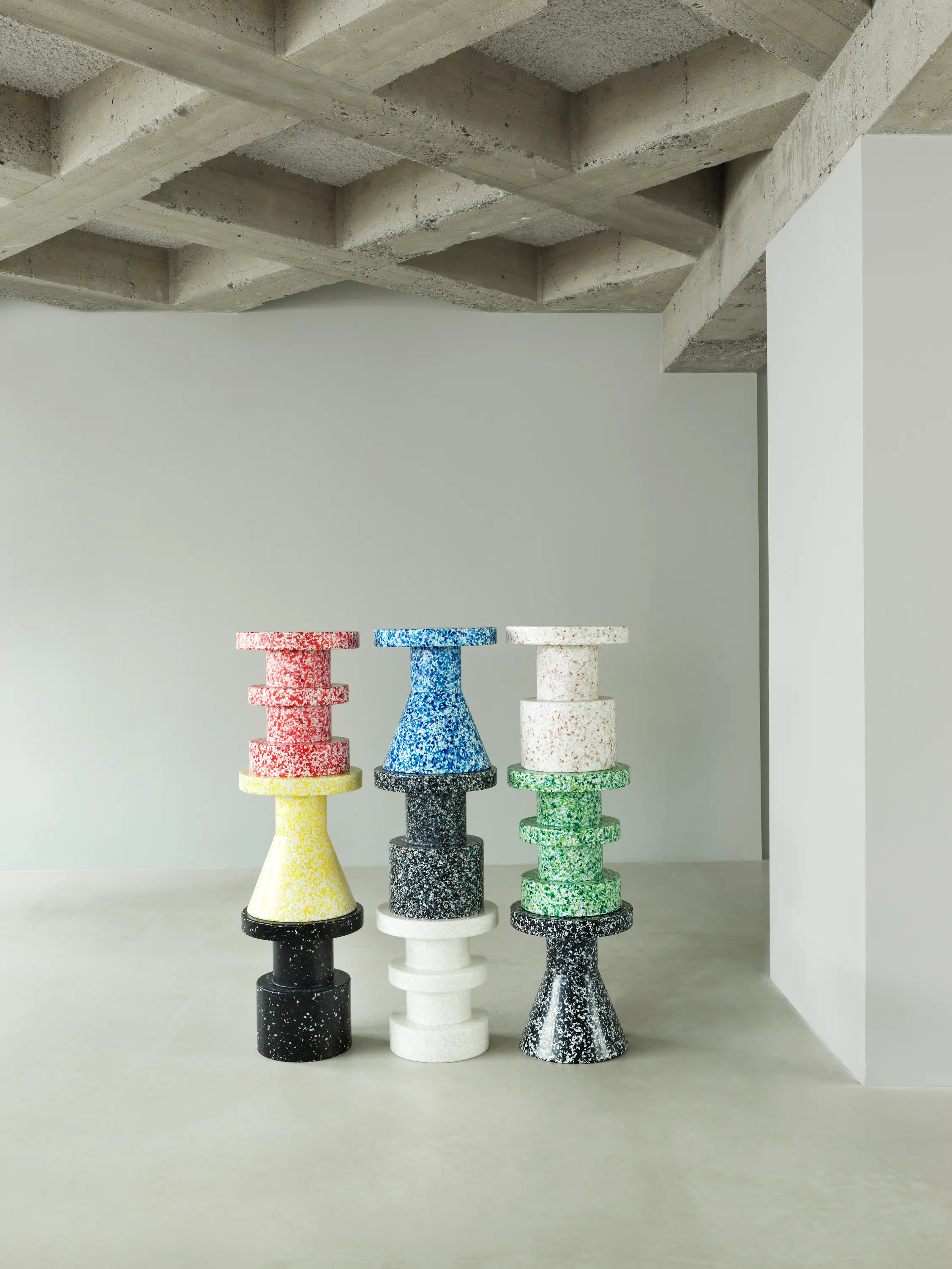 Normann Copenhagen - Bit Beistelltisch Weiß / Weiß