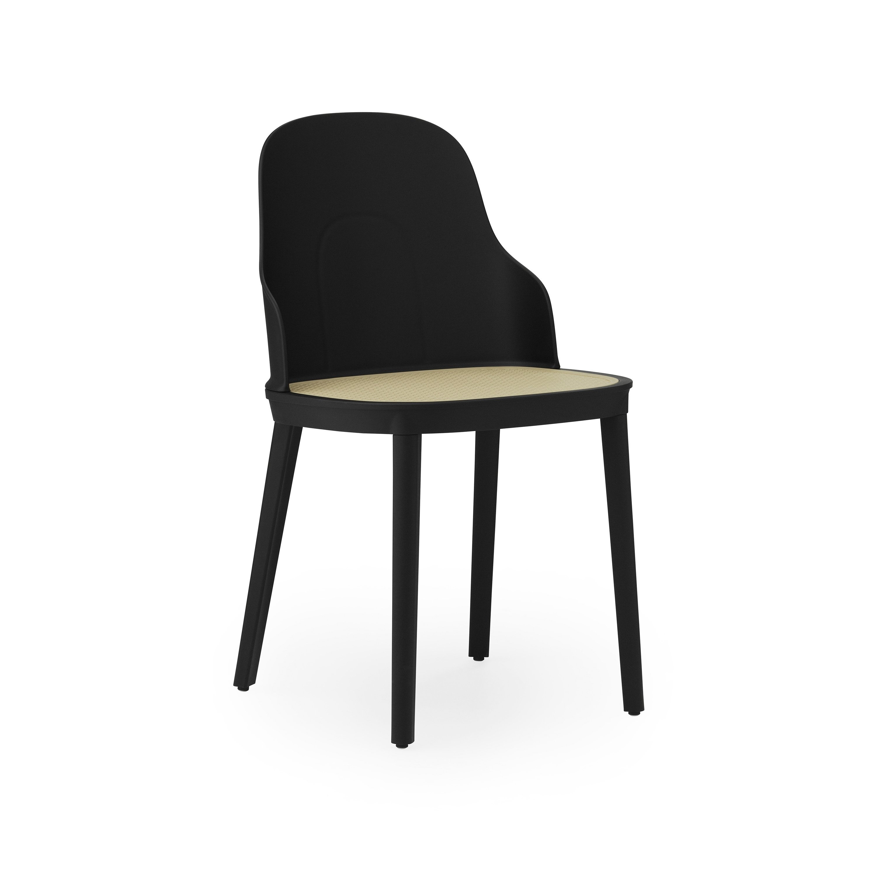 Allez Chair Molded Wicker Black PP