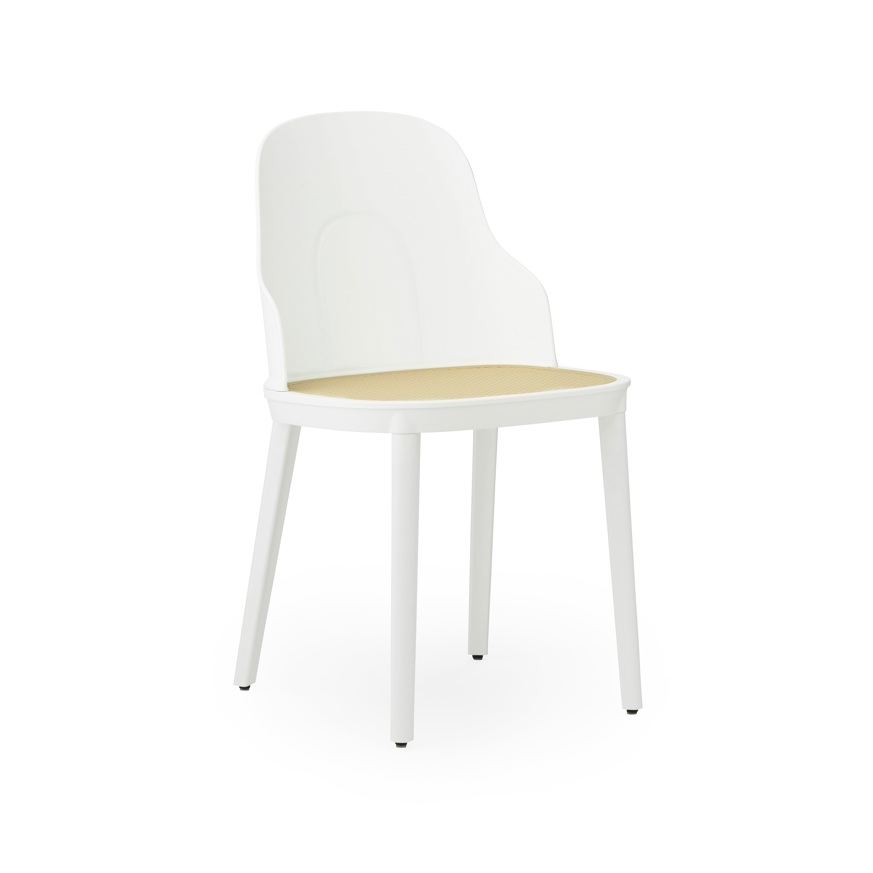Allez Chair Molded Wicker White PP