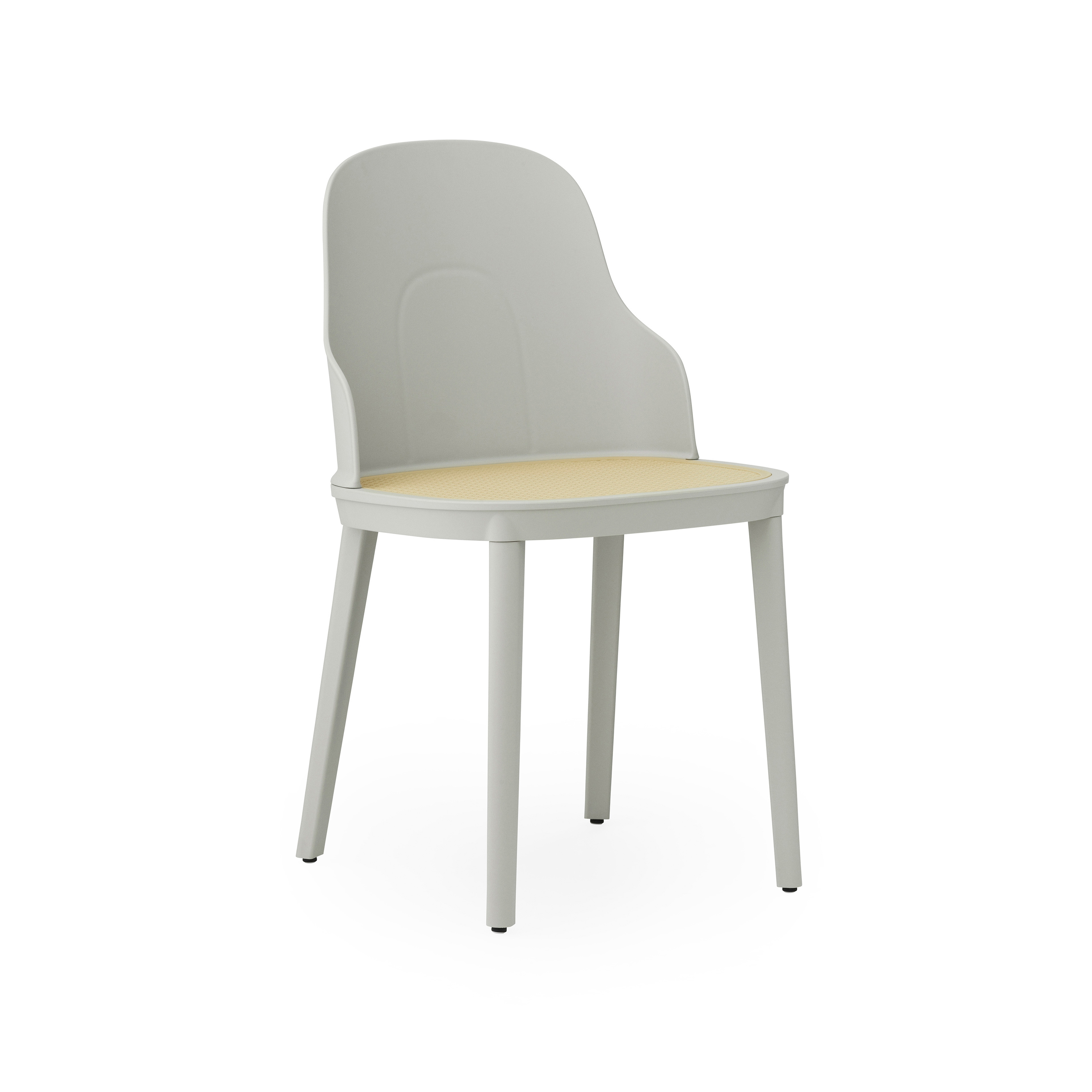 Allez Chair Molded Wicker Warm Grey PP