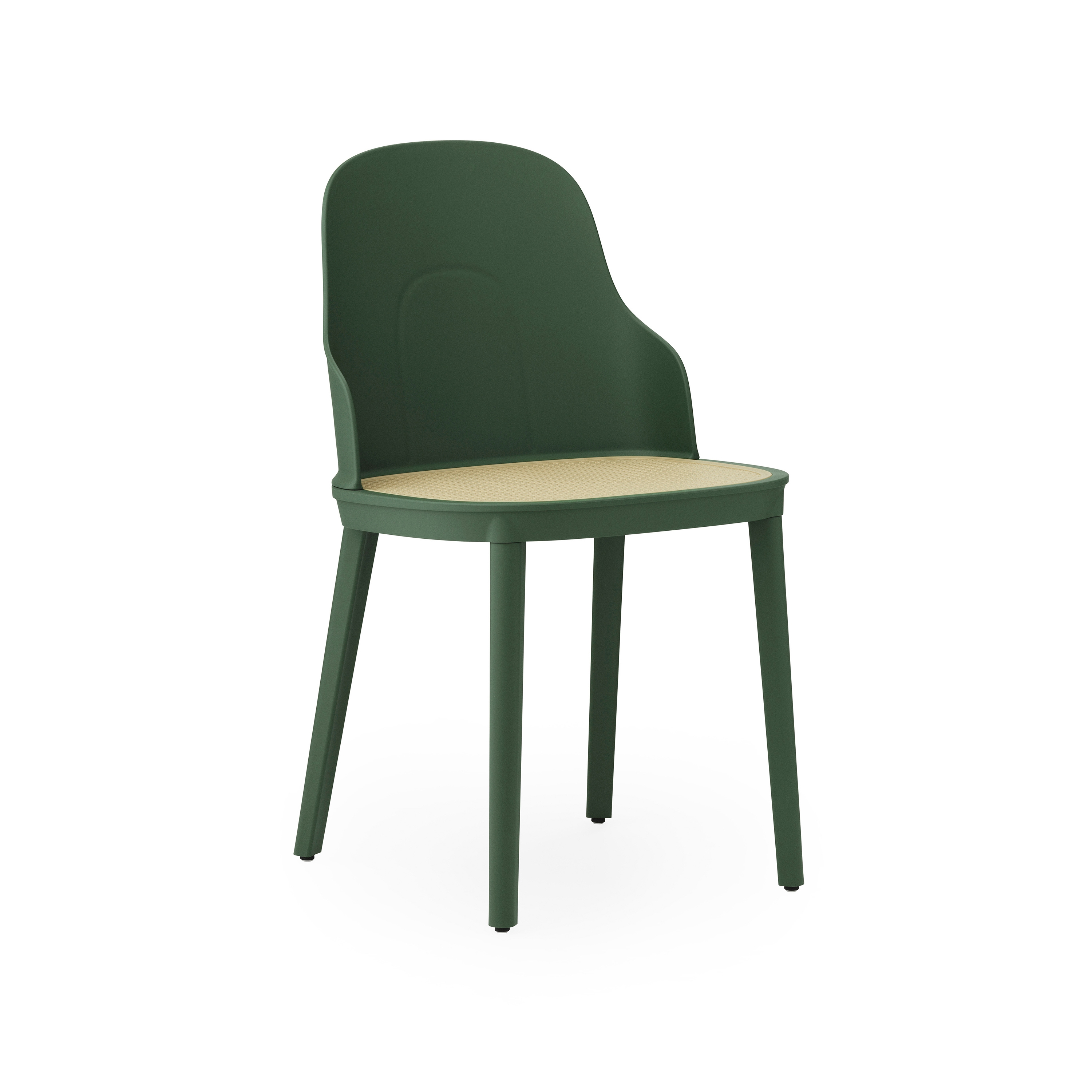 Allez Chair Molded Wicker Green PP