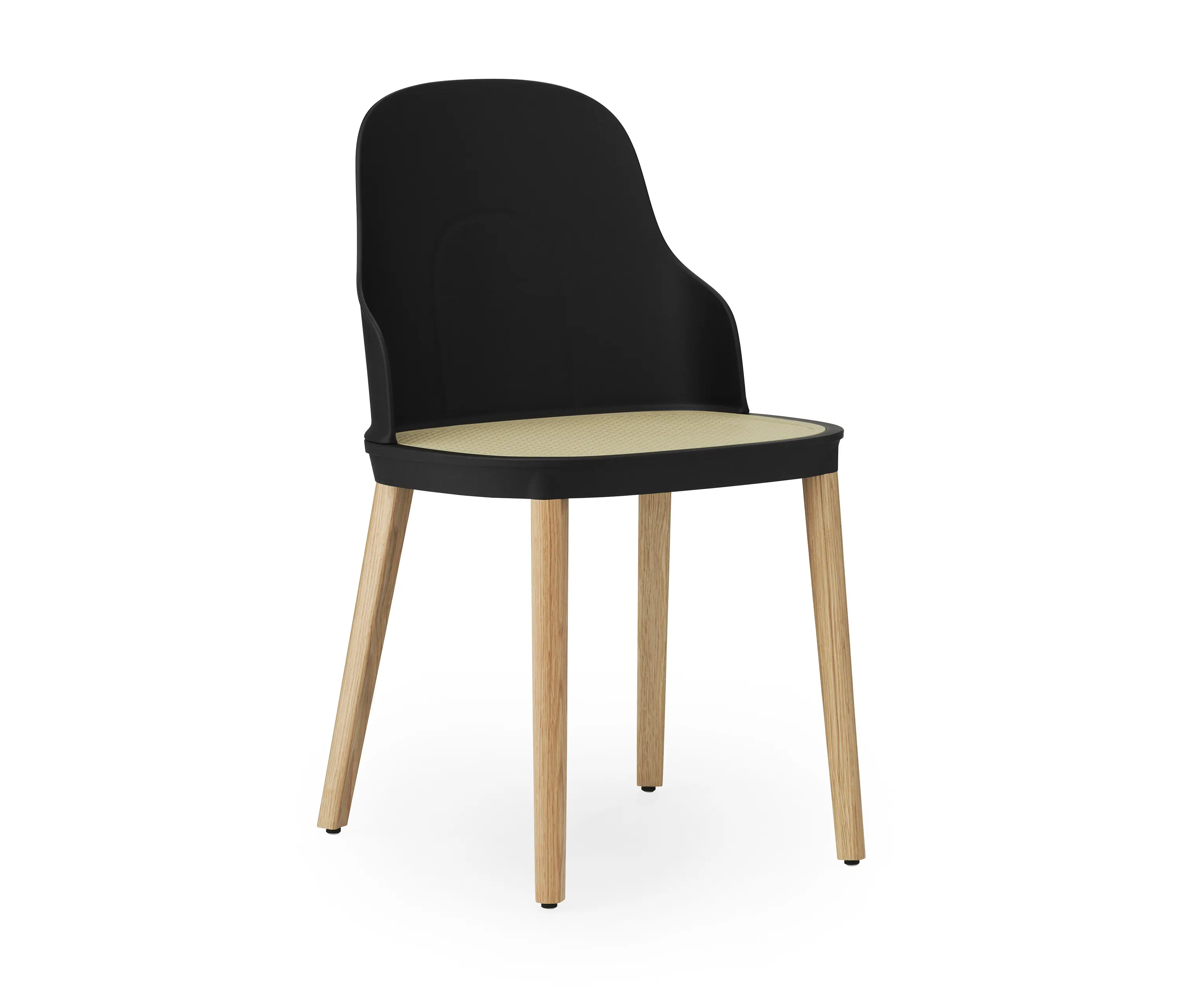 Normann Copenhagen - Allez Chair Molded Wicker Black Oak