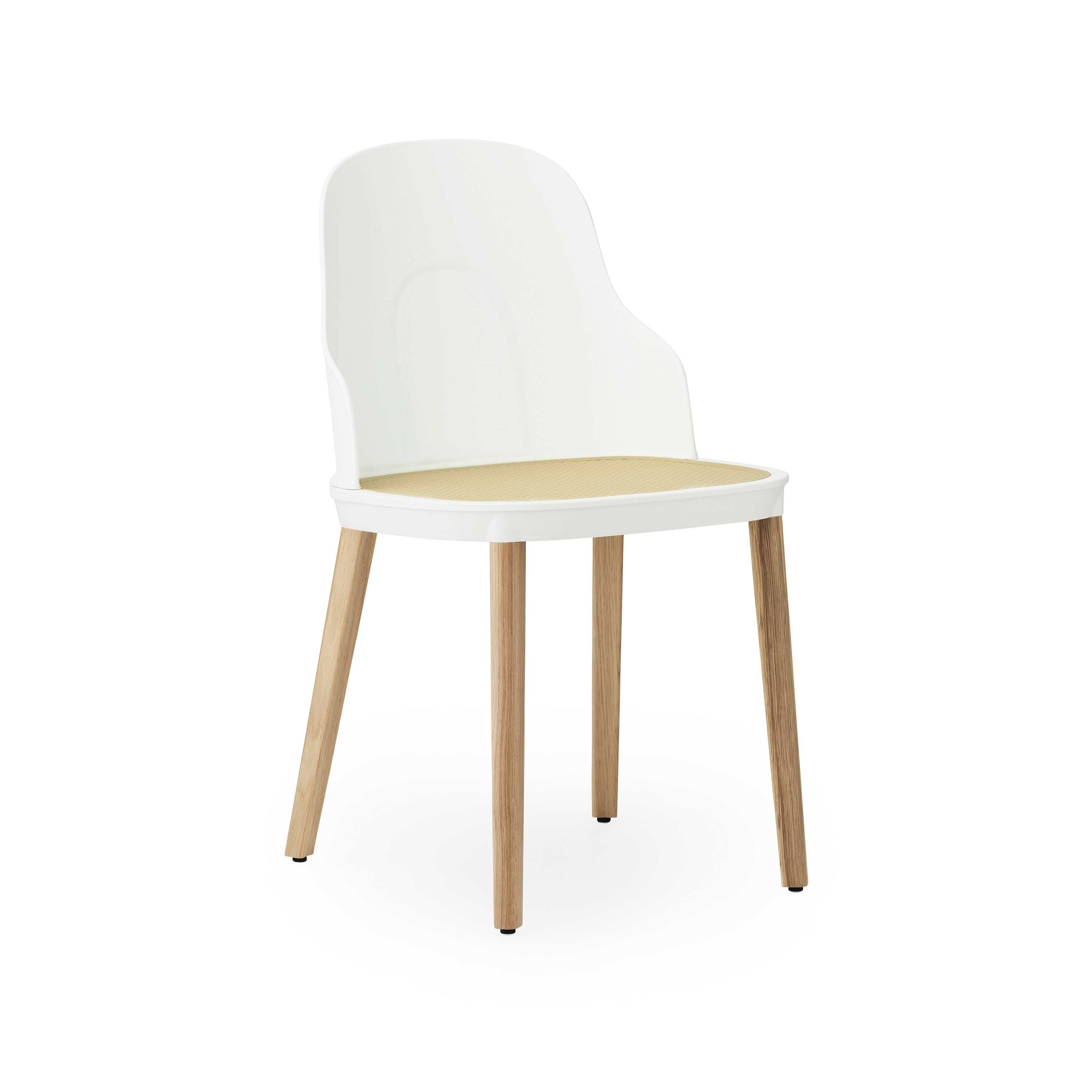 Afficher le produit Allez Chair Molded Wicker White Oak du fabricant Normann Copenhagen