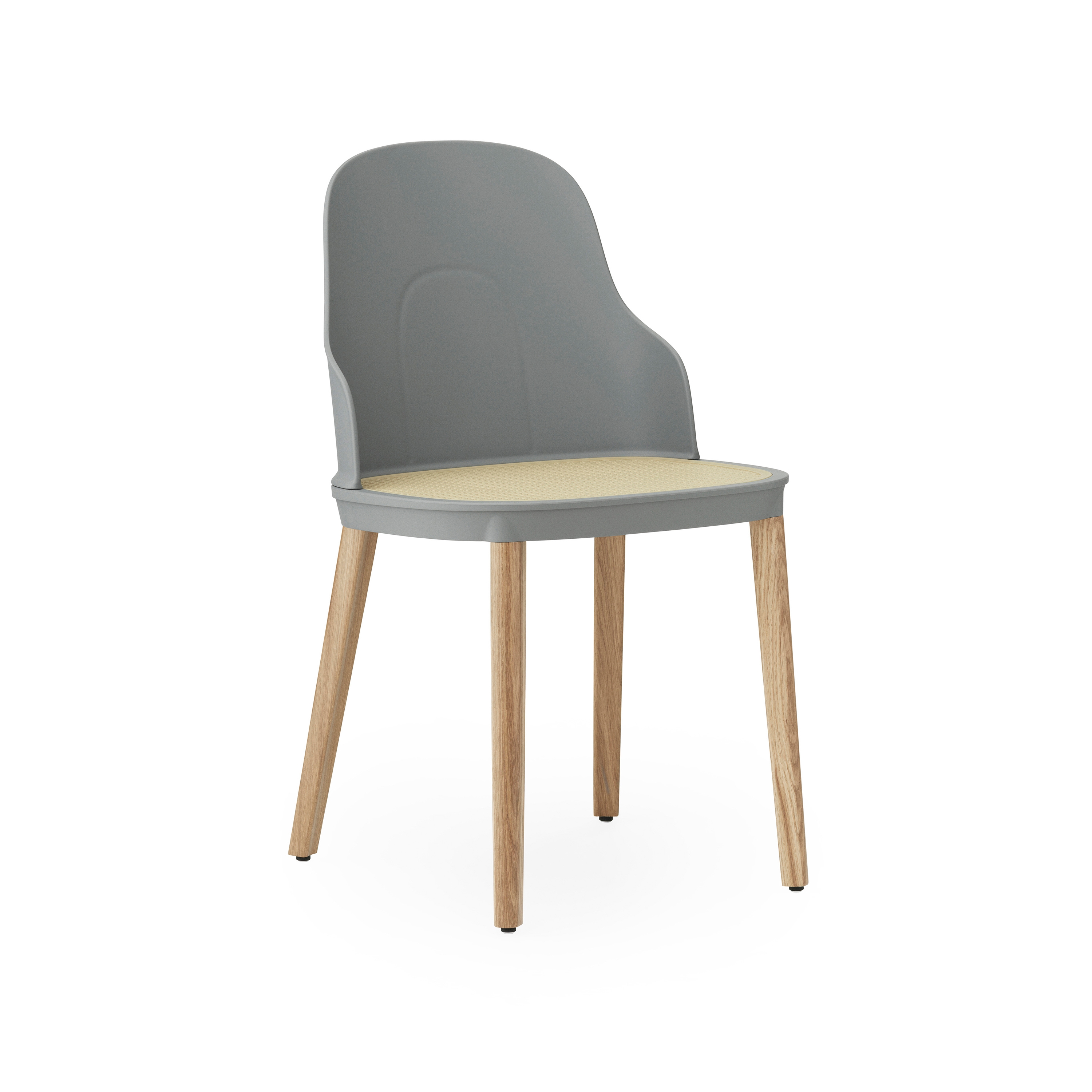 Allez Chair Molded Wicker Grey Oak