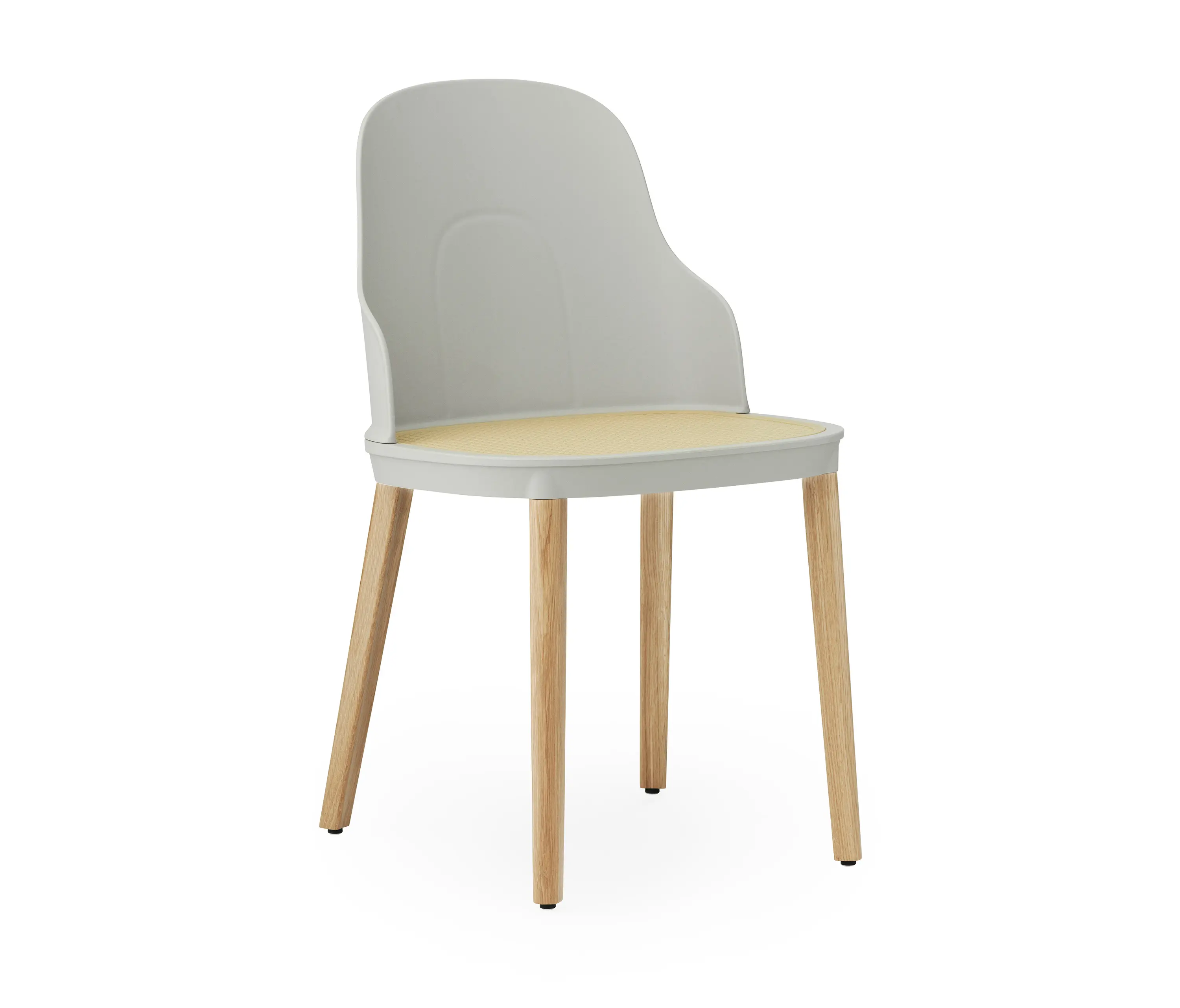 Normann Copenhagen - Allez Chair Molded Wicker Warm Grey Oak