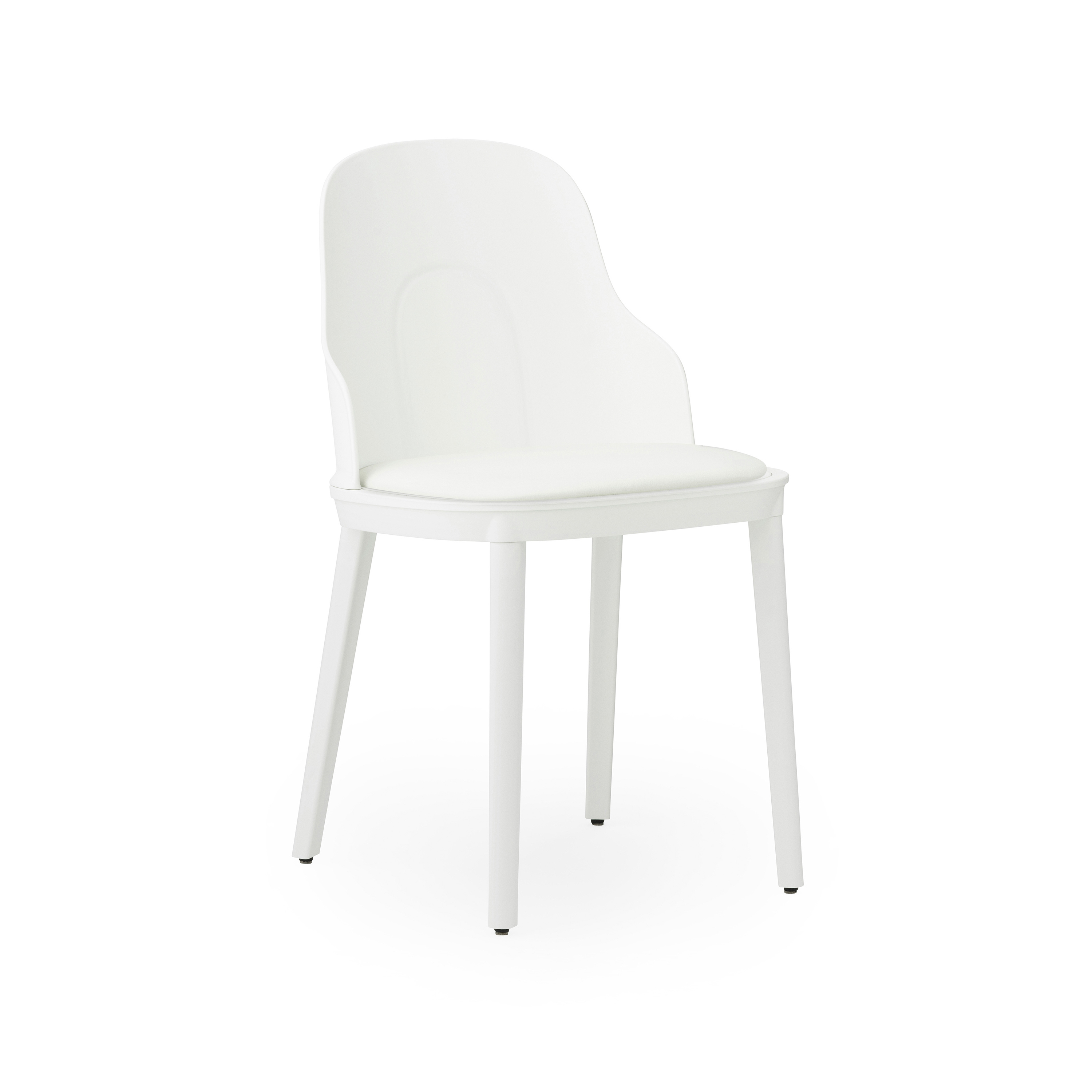Vertoon produk Allez Chair Upholstery Ultra Leather White PP van vervaardiger Normann Copenhagen