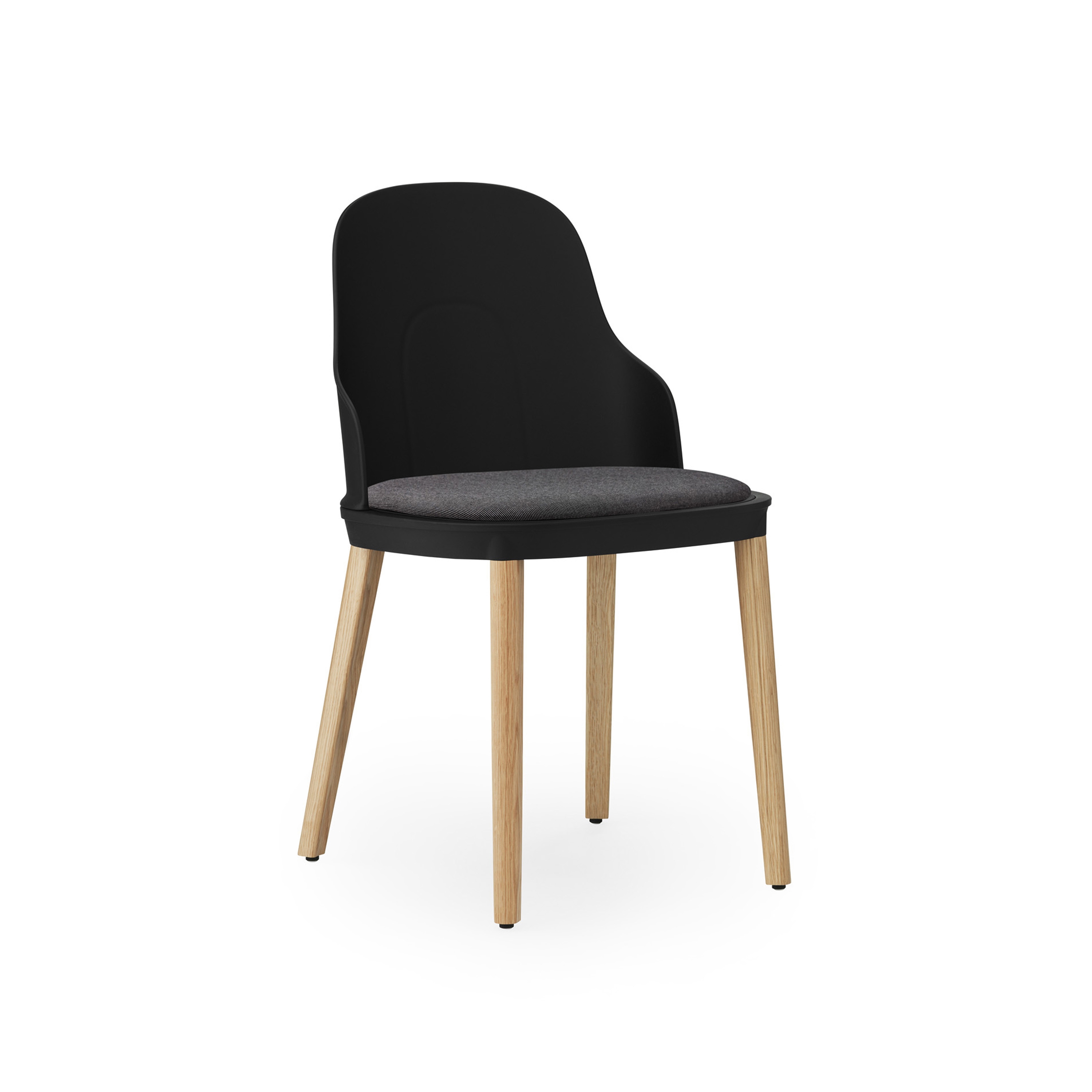 Allez Chair Upholstery Canvas Black Oak