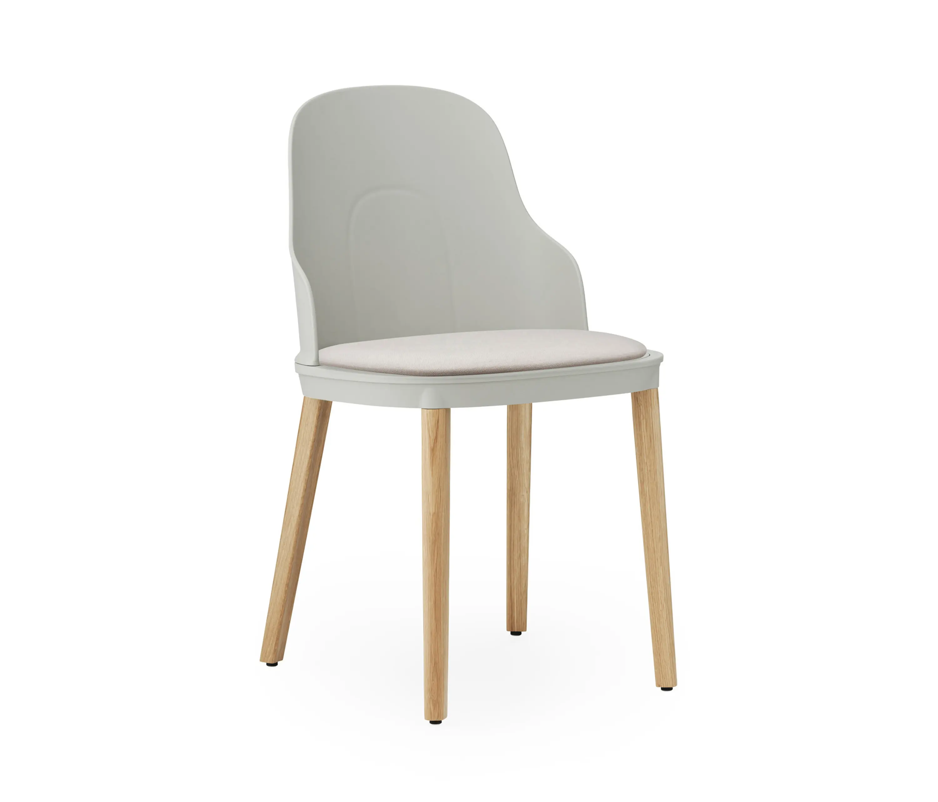 Normann Copenhagen - Allez Chair Upholstery Canvas Warm Grey Oak