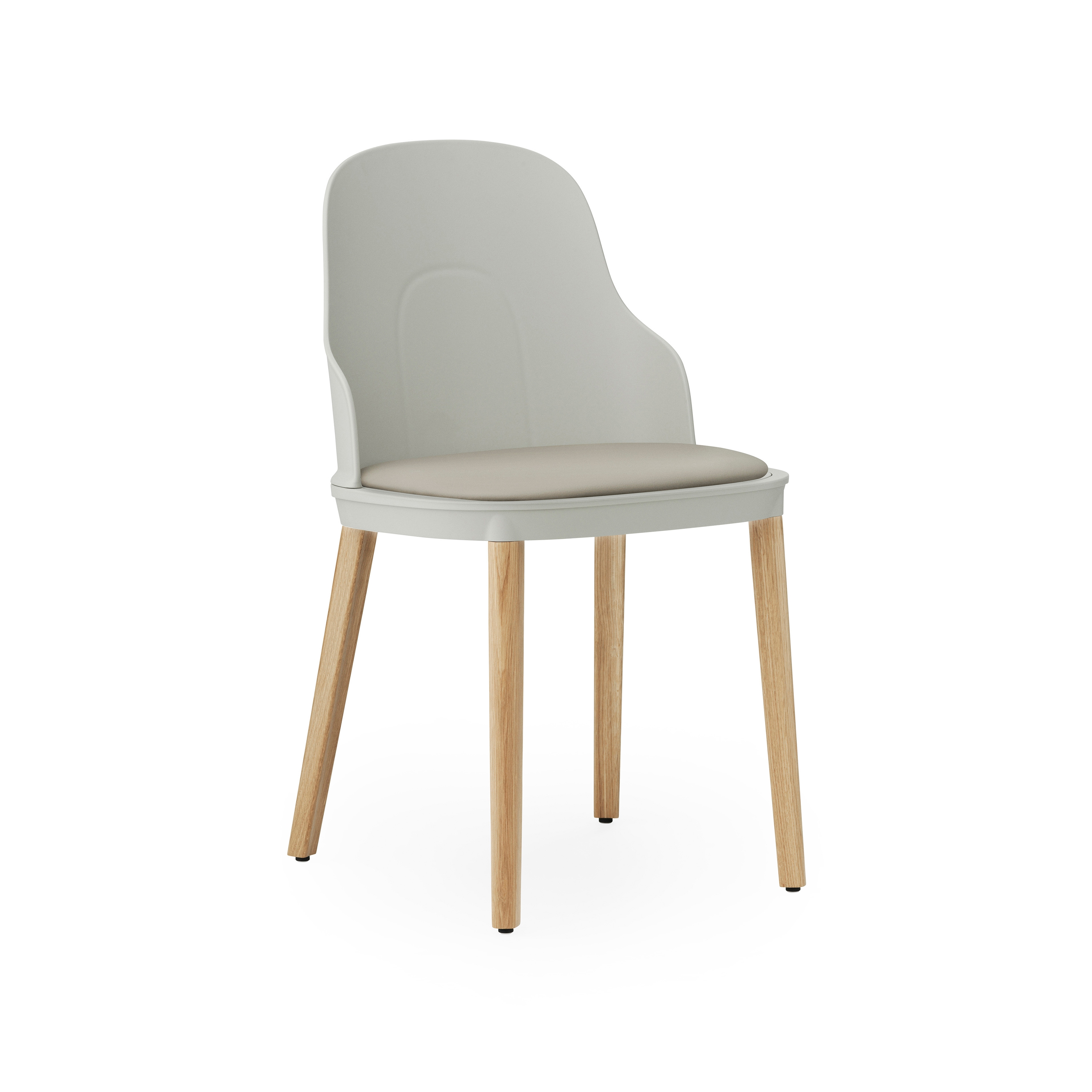 Allez Chair Upholstery Ultra Leather Warm Grey Oak