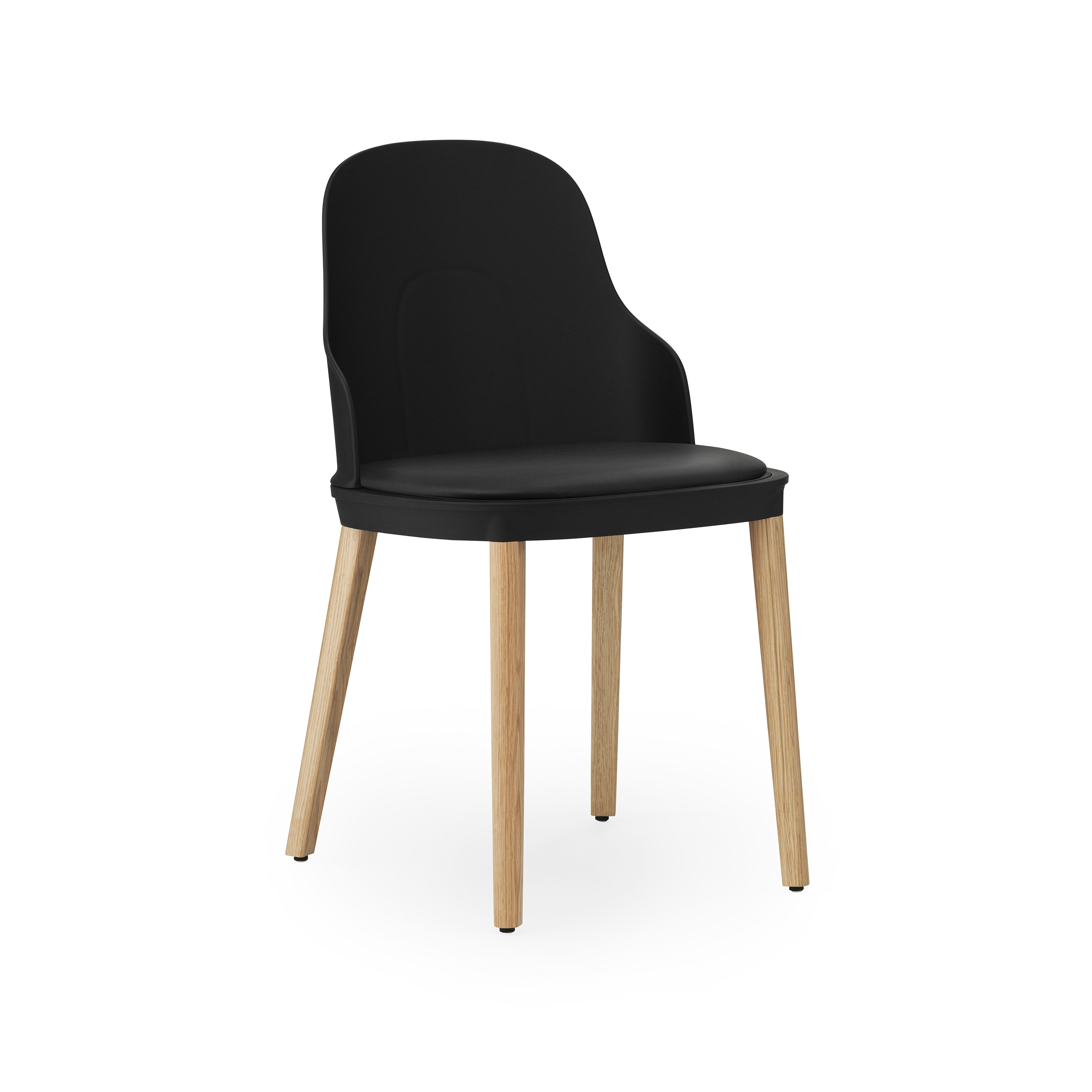 Allez Chair Upholstery Ultra Leather Black Oak