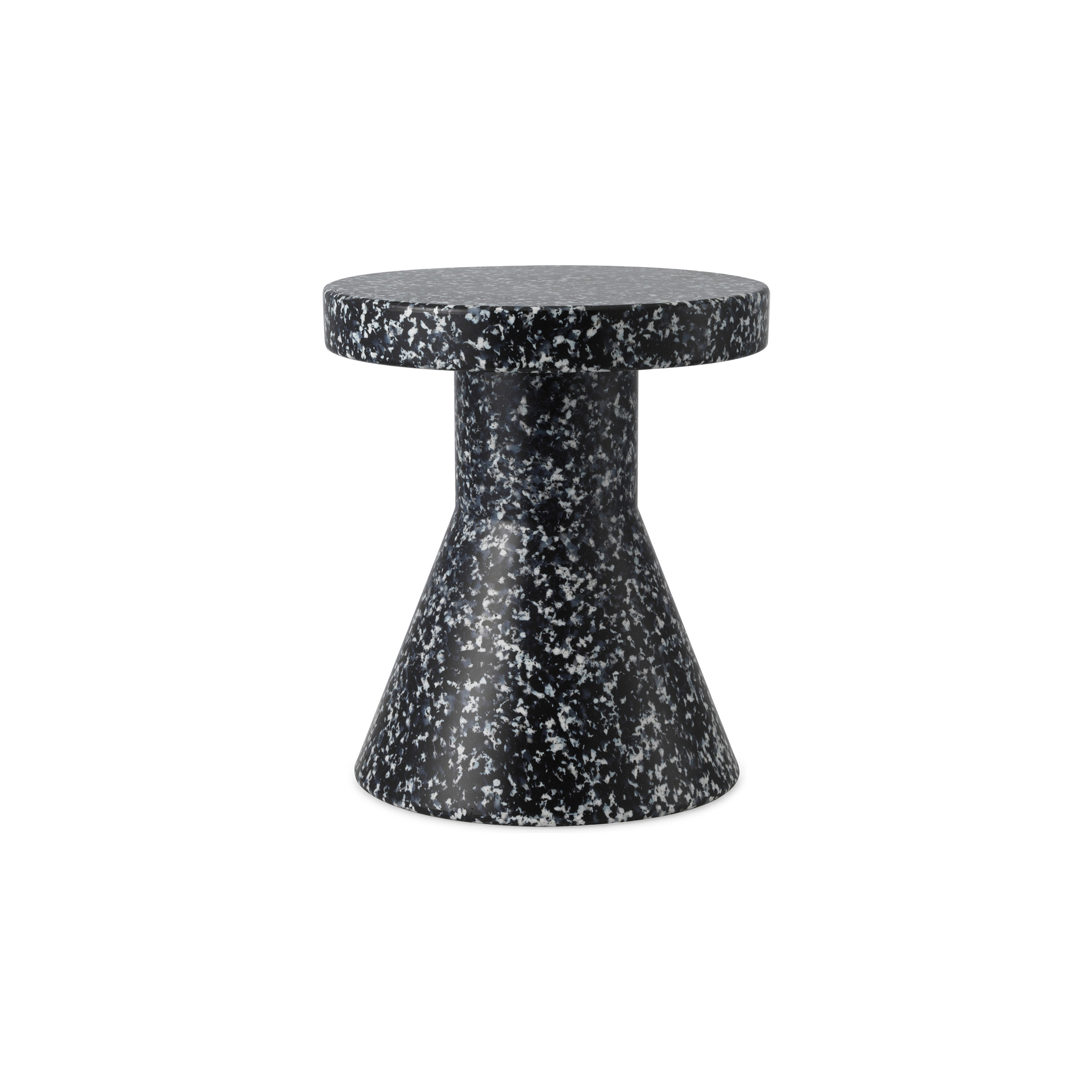 Bit Stool Cone Black / White