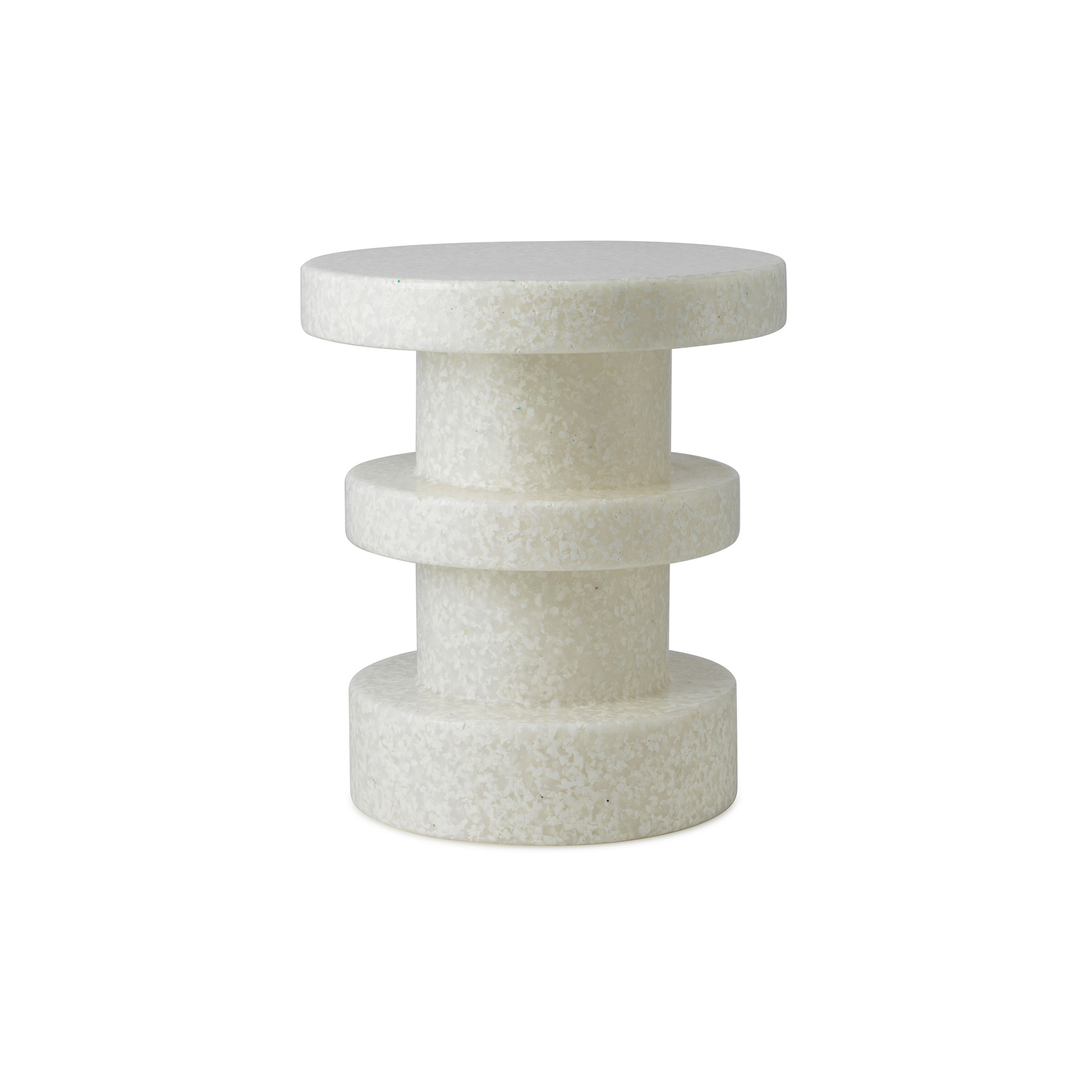 Bit Stool Stack White / White
