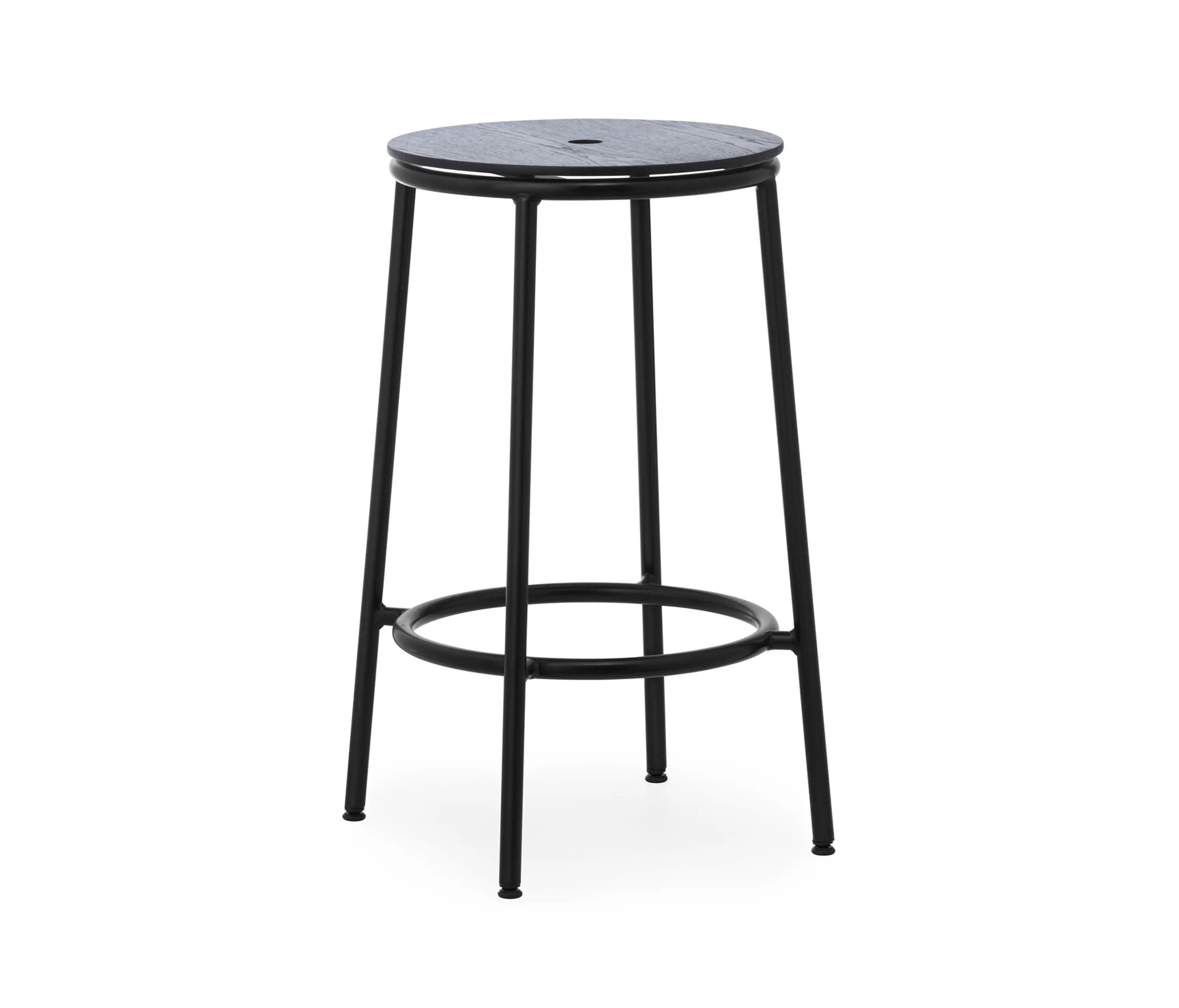 Normann Copenhagen - Circa Barstool 65 cm Black Oak