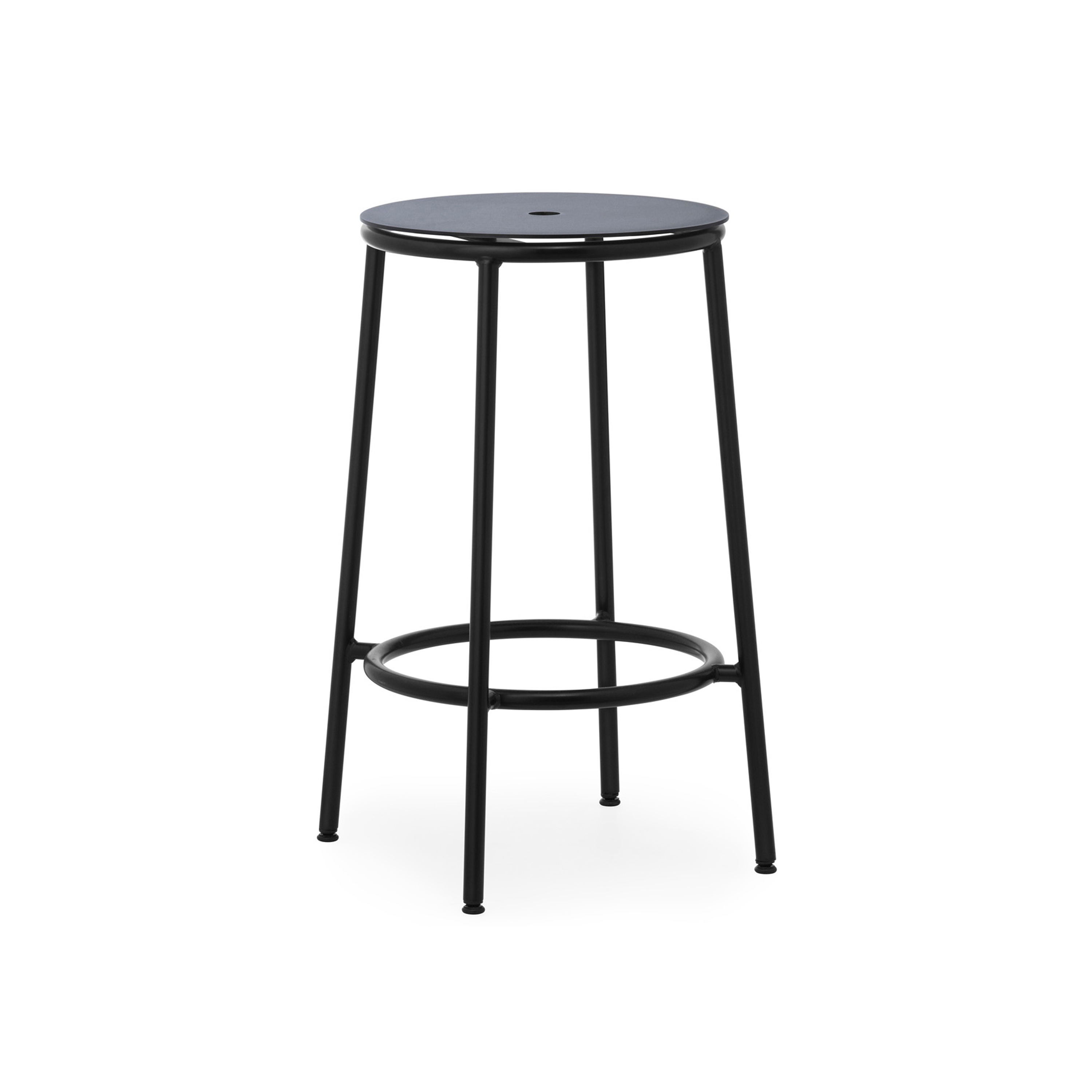 Circa Barstool 65 cm Black Steel