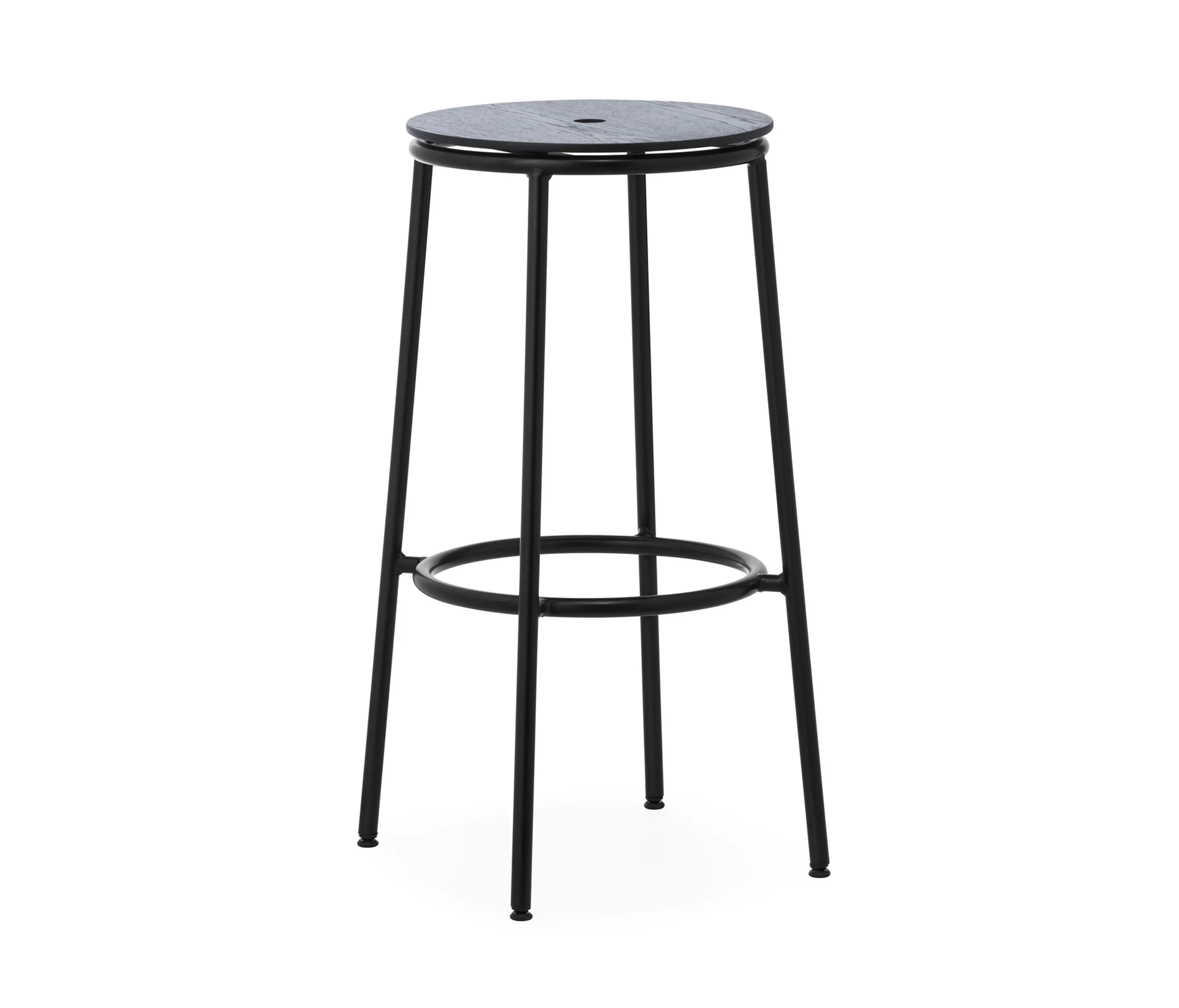 Normann Copenhagen - Circa Barstool 75 cm Black Oak