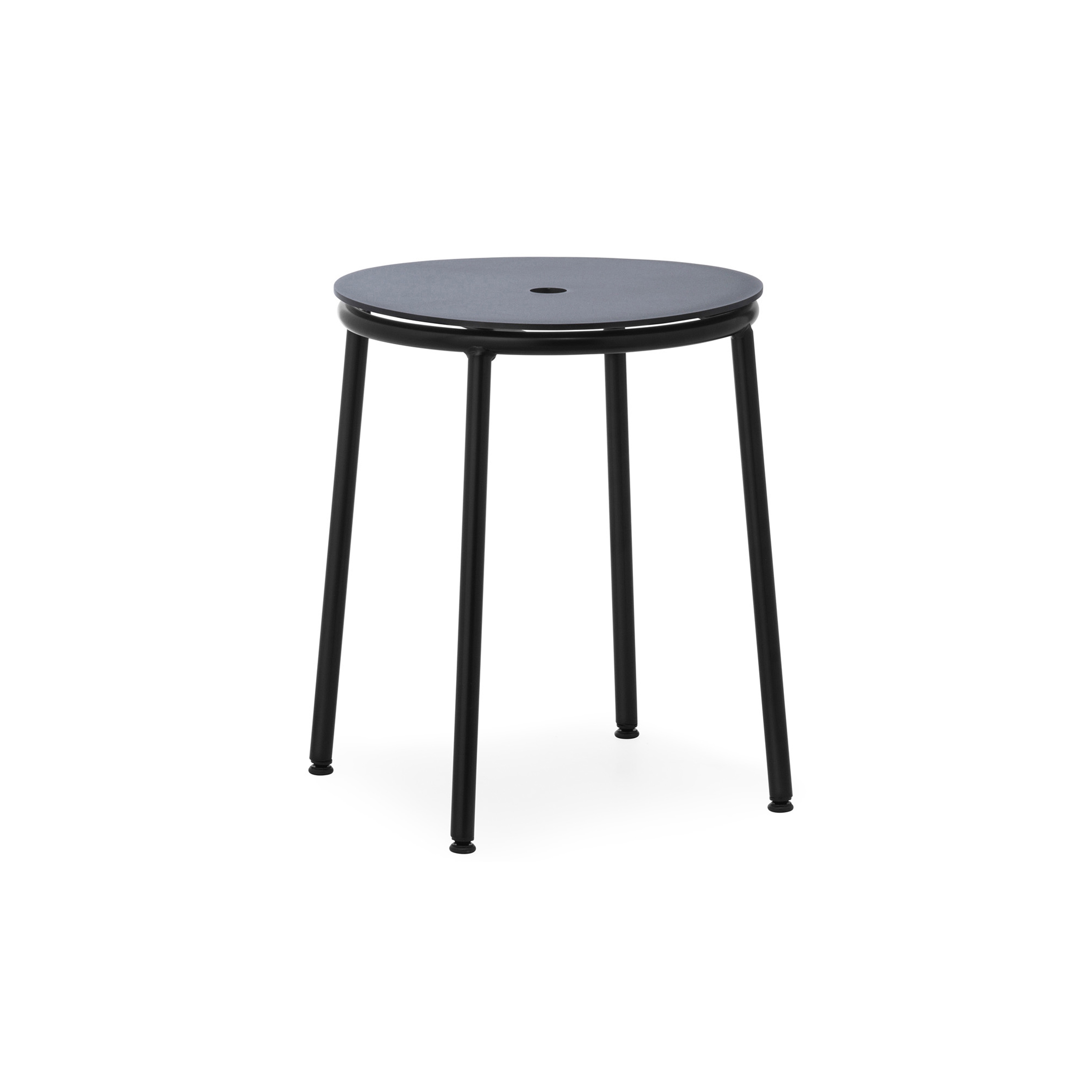 Circa Stool Black Aluminum
