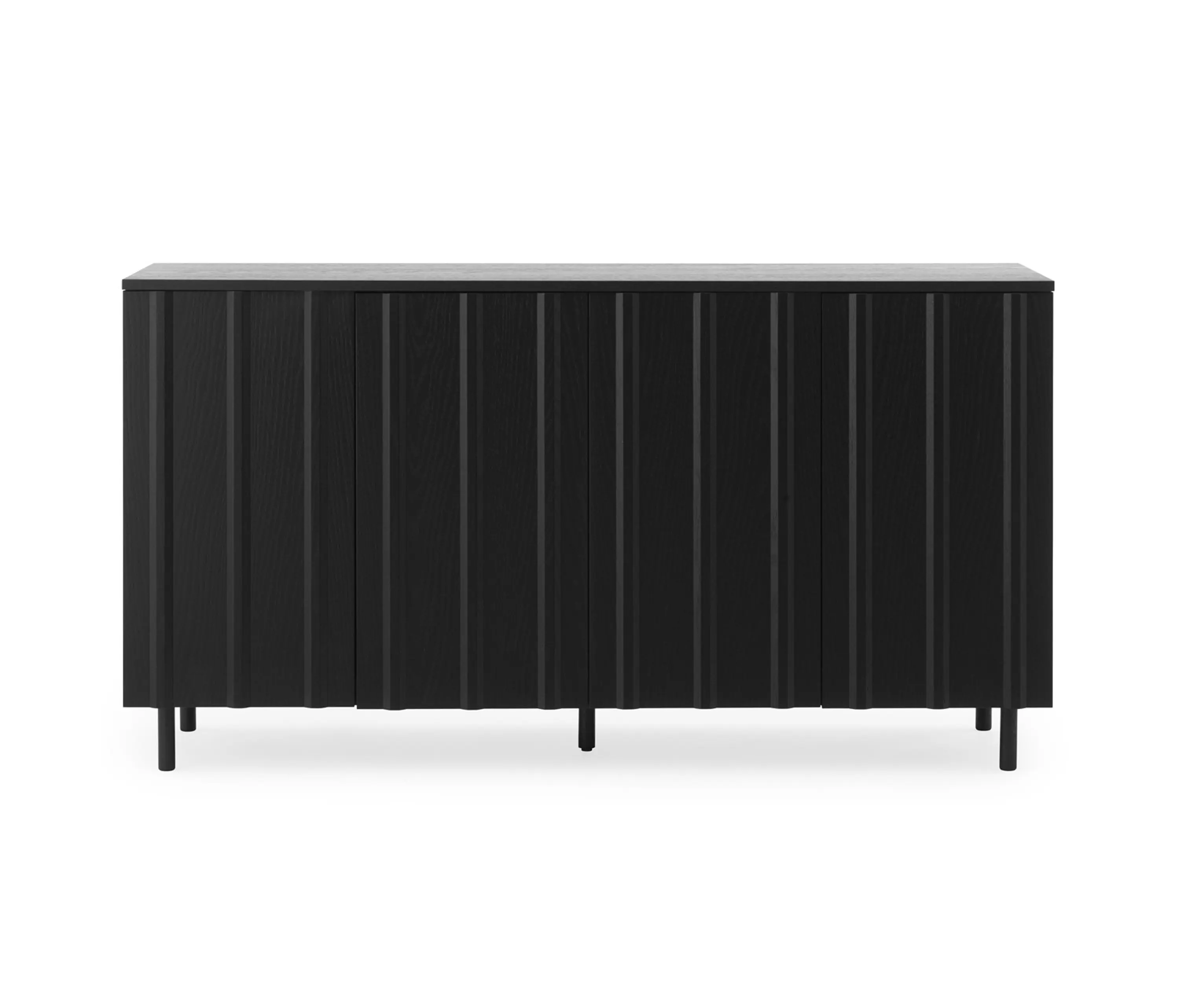 Normann Copenhagen - Rib Sideboard Soft Black