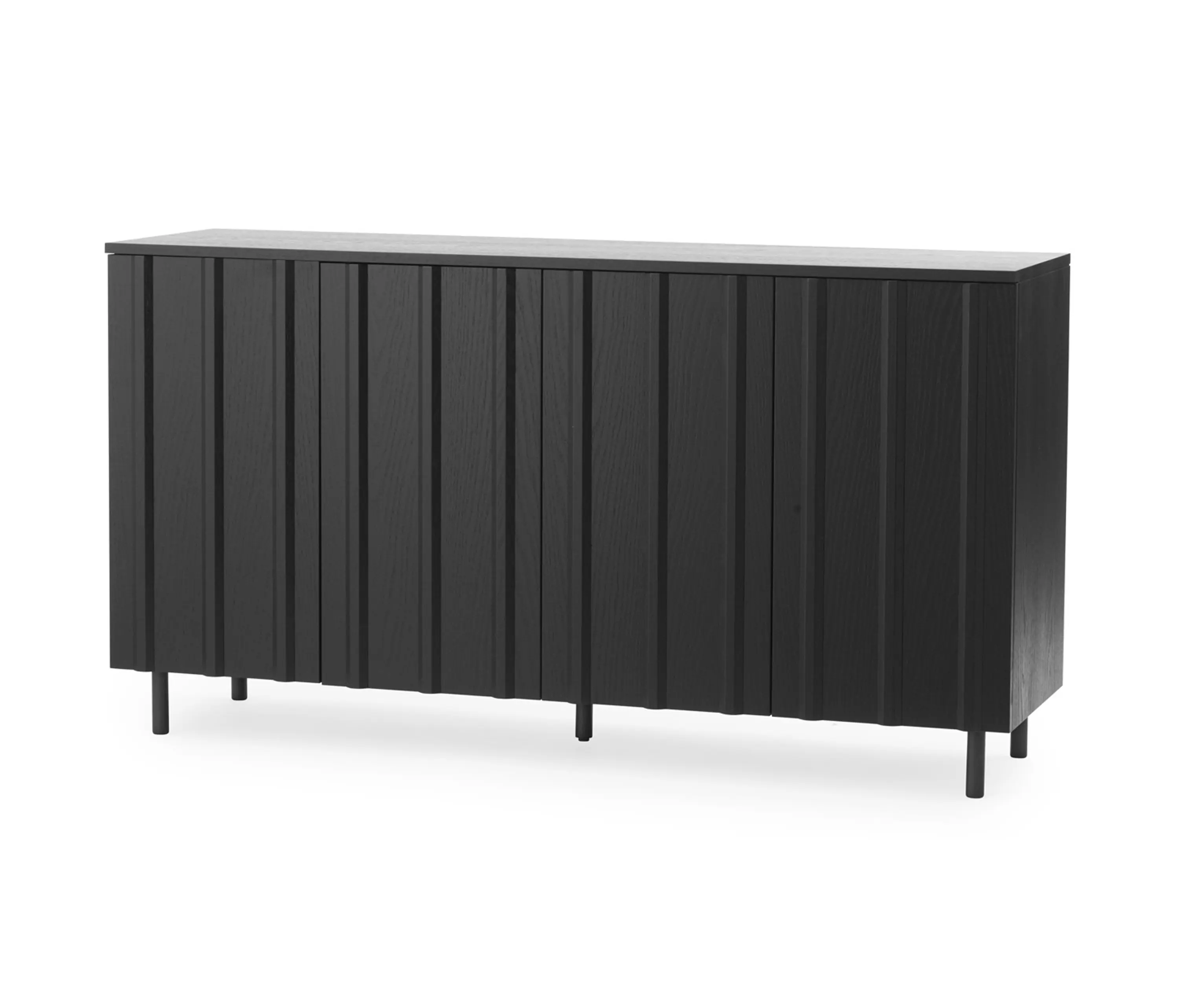 Normann Copenhagen - Rib Sideboard Soft Black