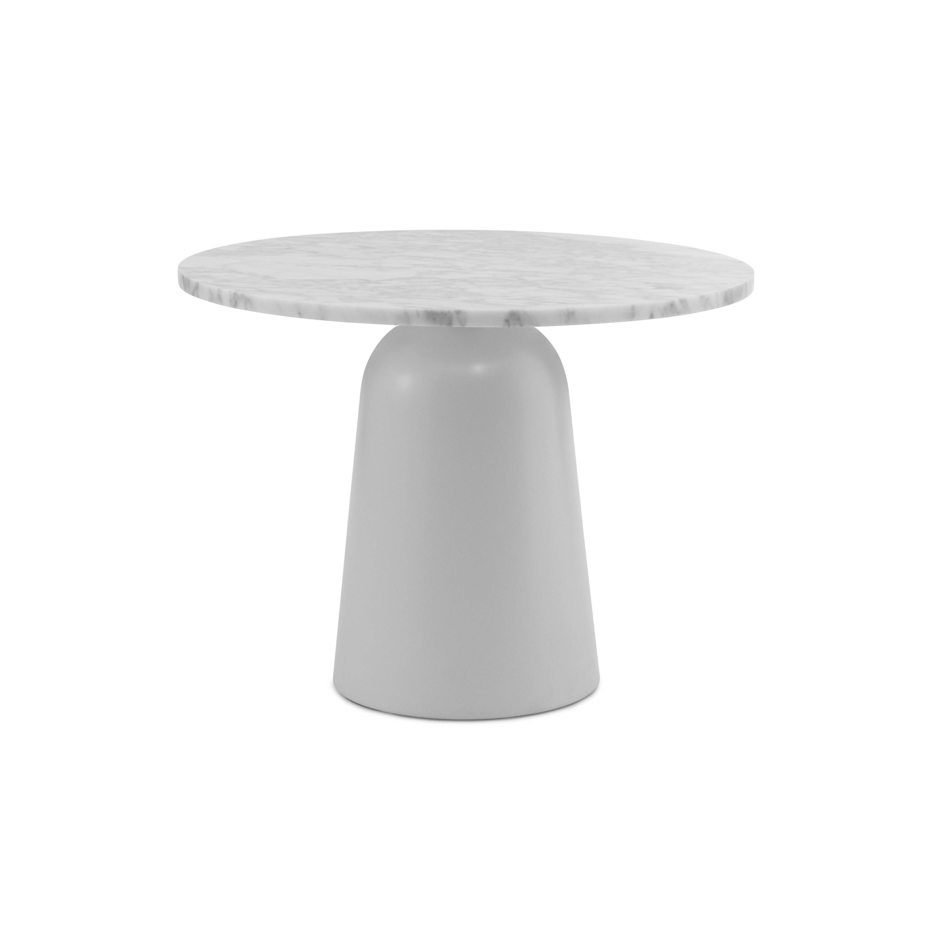 Turn Table White Marble