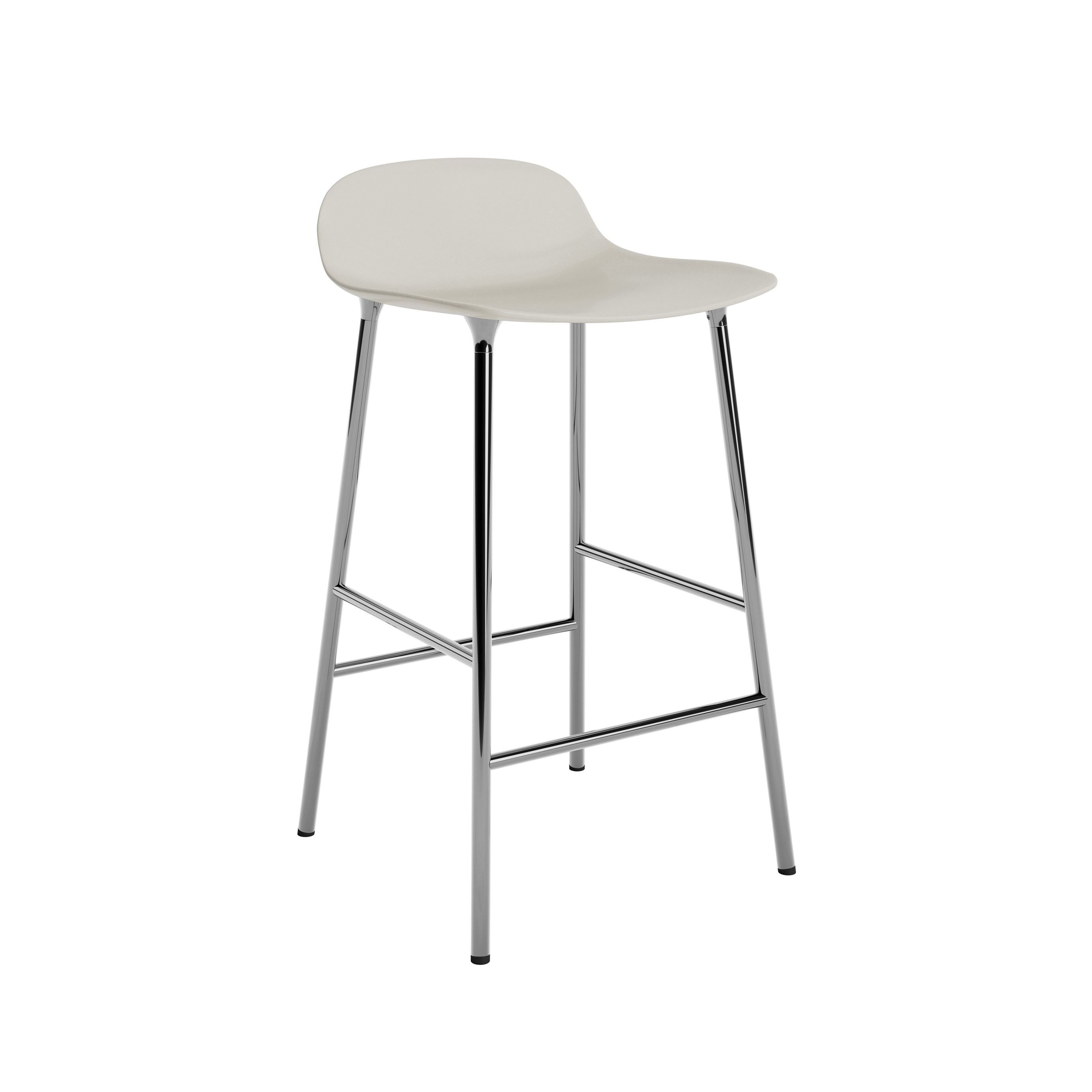 Display product Form Barstool 65 cm Chrome Light Grey from manufacturer Normann Copenhagen