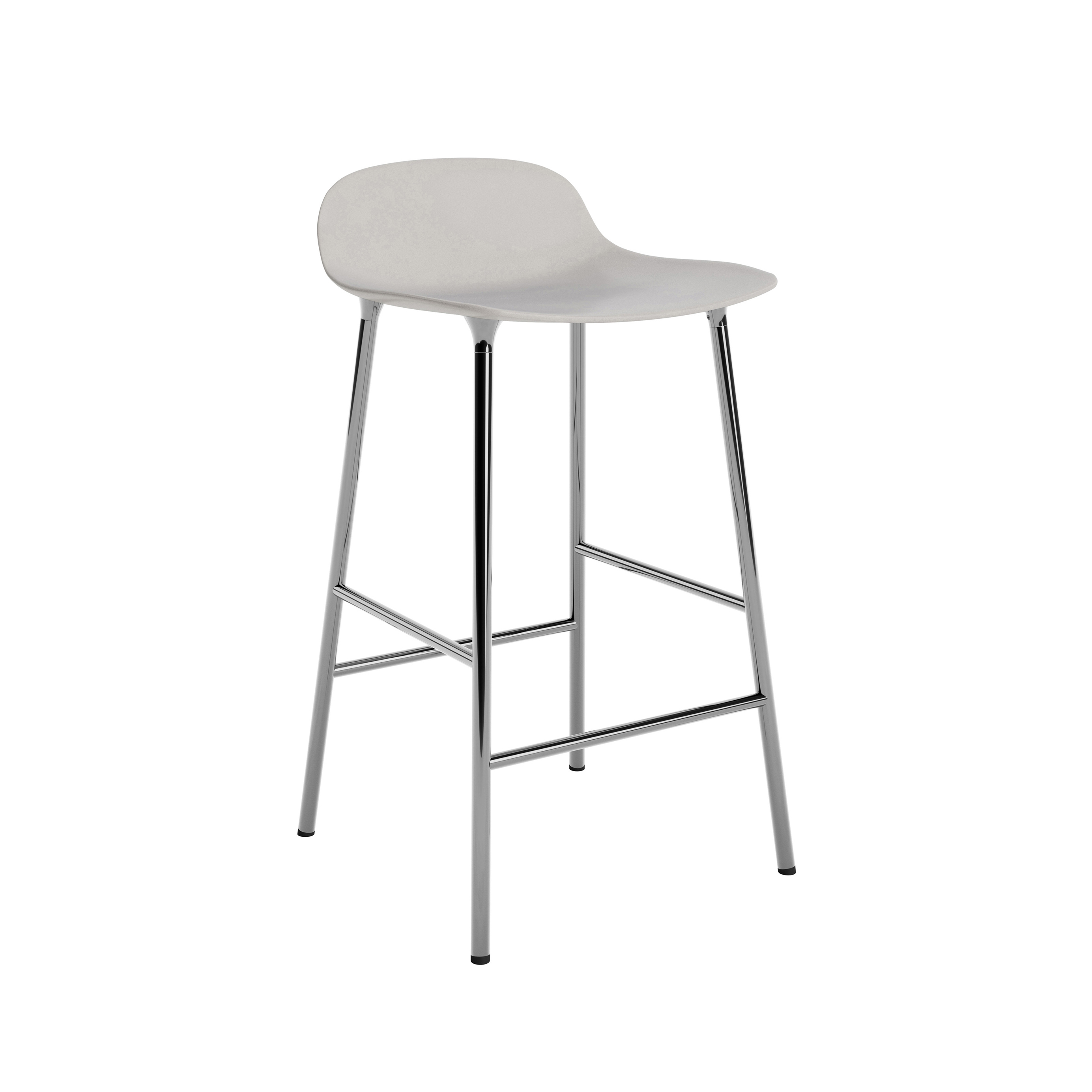 Display product Form Barstool 65 cm Chrome Warm Grey from manufacturer Normann Copenhagen