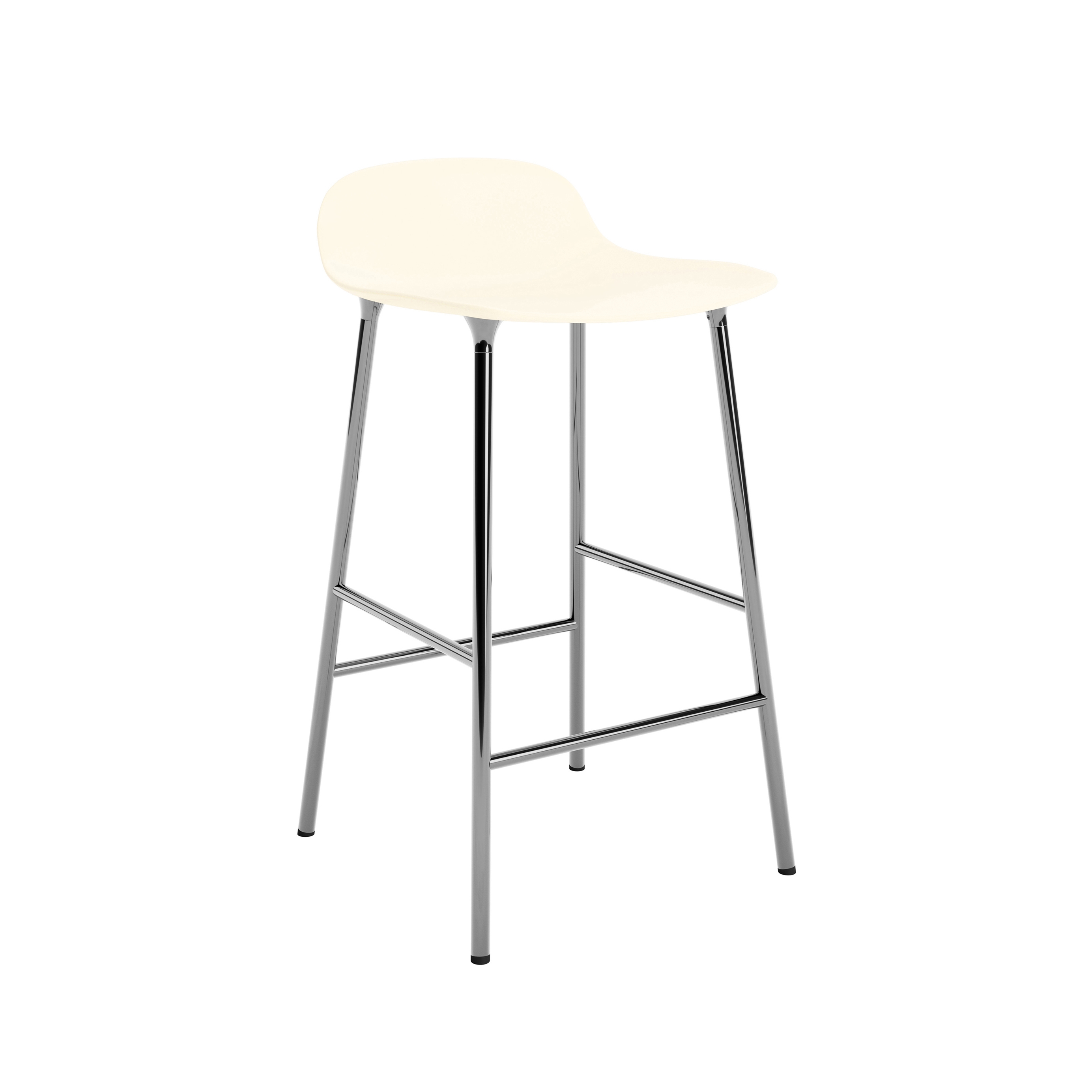 Display product Form Barstool 65 cm Chrome Cream from manufacturer Normann Copenhagen