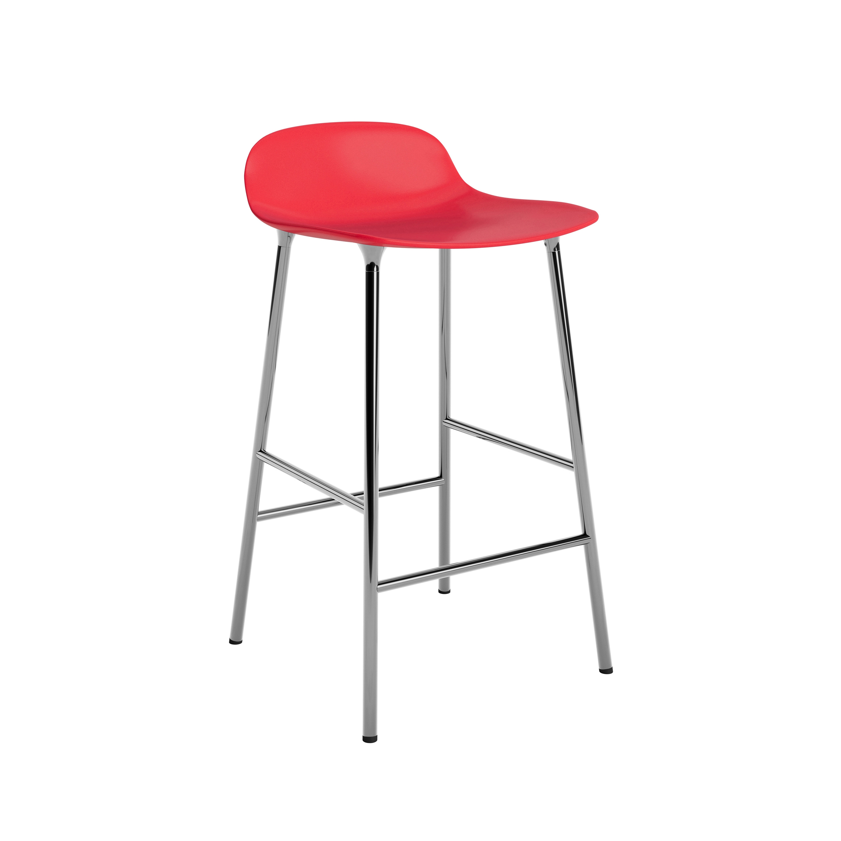 Mostrar el producto Form Barstool 65 cm Chrome Bright Red del fabricante Normann Copenhagen