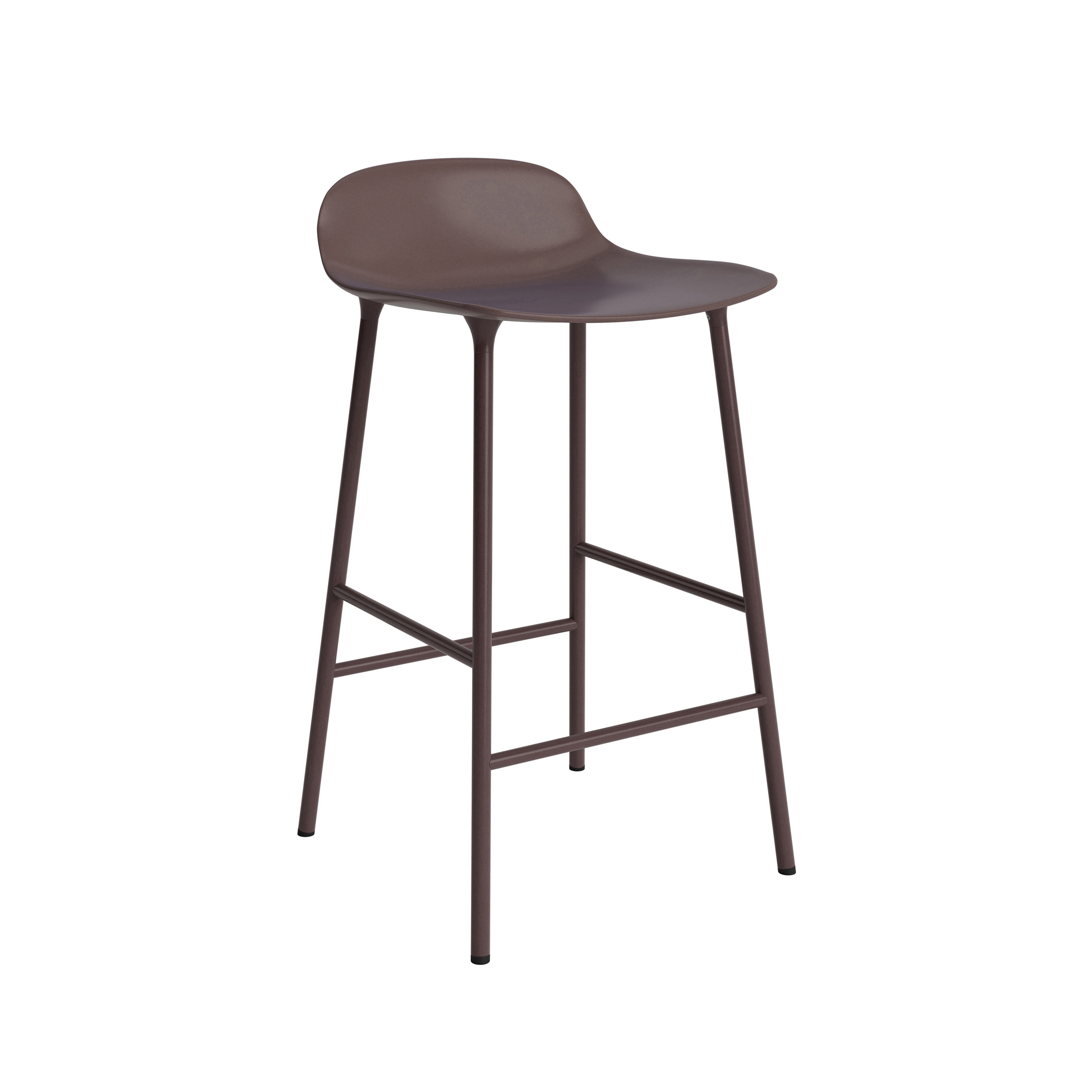 Form Barstool 65 cm Steel Brown