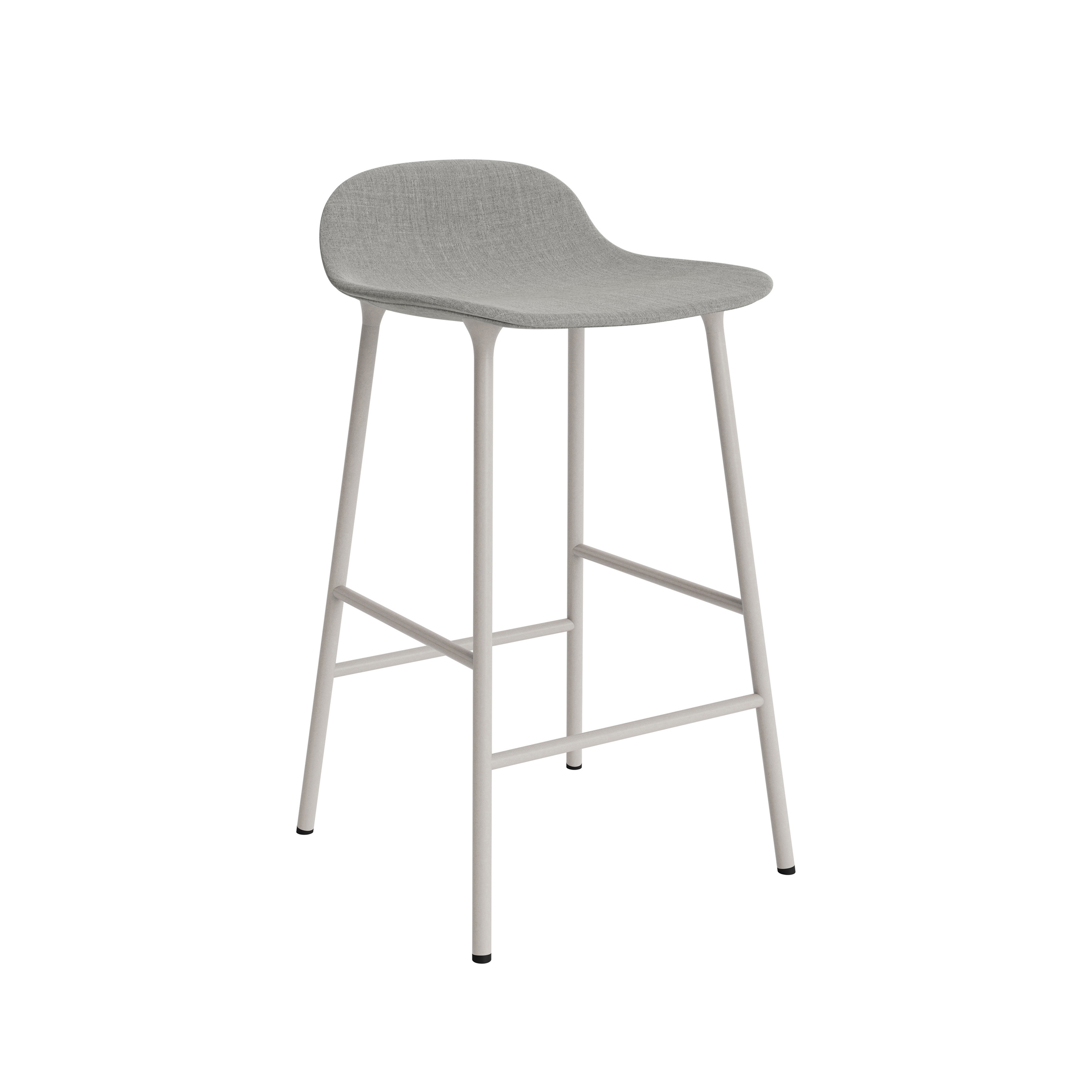 Form Barstool 65 cm Full Upholstery Remix 133 Warm Grey