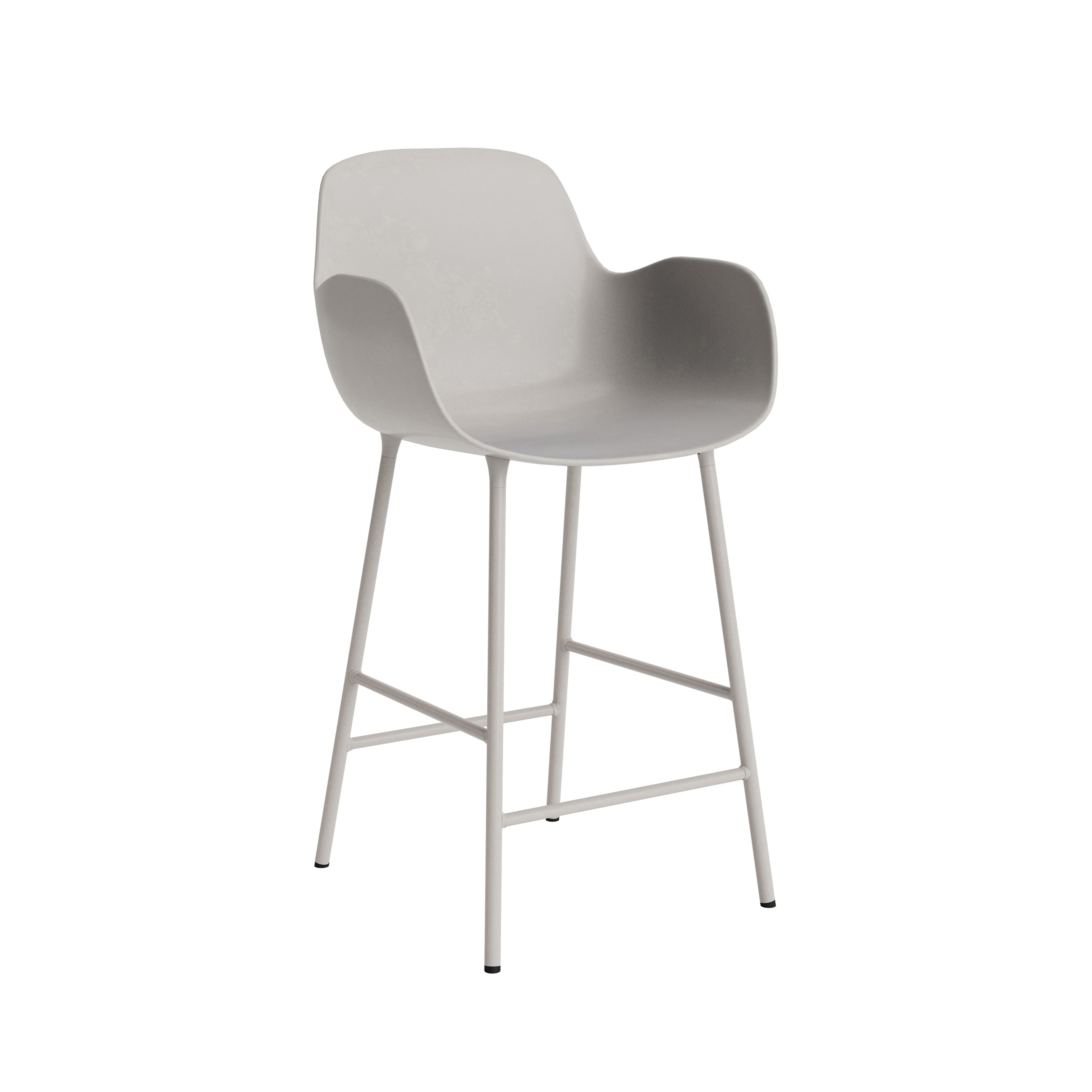 Form Bar Armchair 65 cm Steel Warm Grey