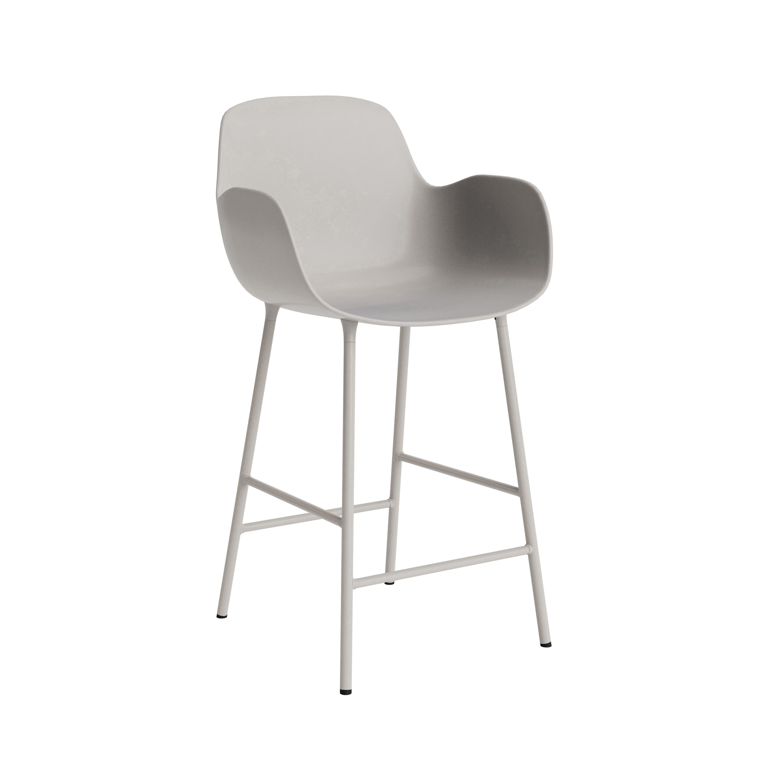 Form Bar Armchair 75 cm Steel Warm Grey