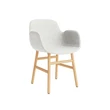Form Armchair Full Upholstery Wood Oak Hallingdal 110