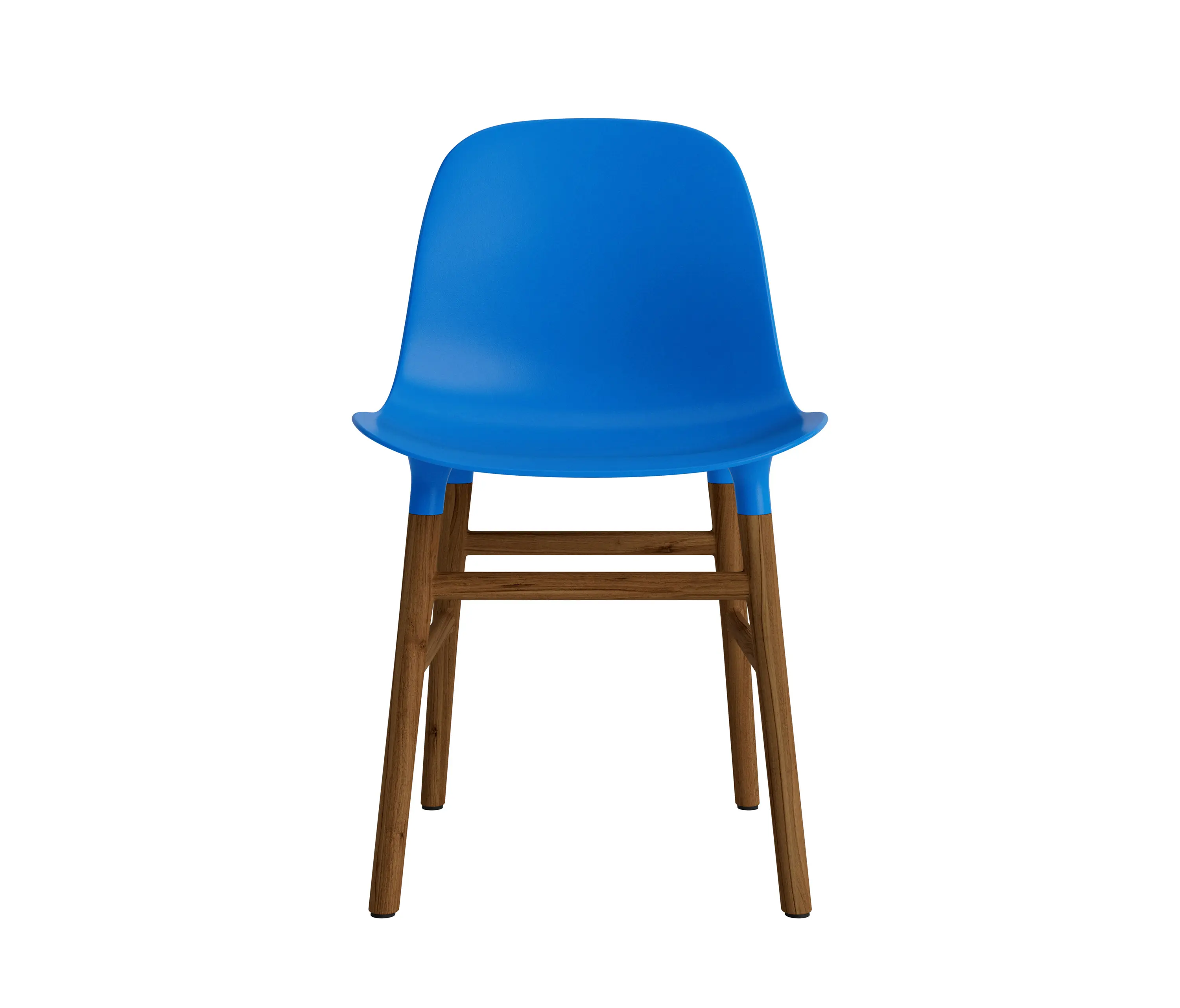 Normann Copenhagen - Form Chair Wood Walnut Bright Blue