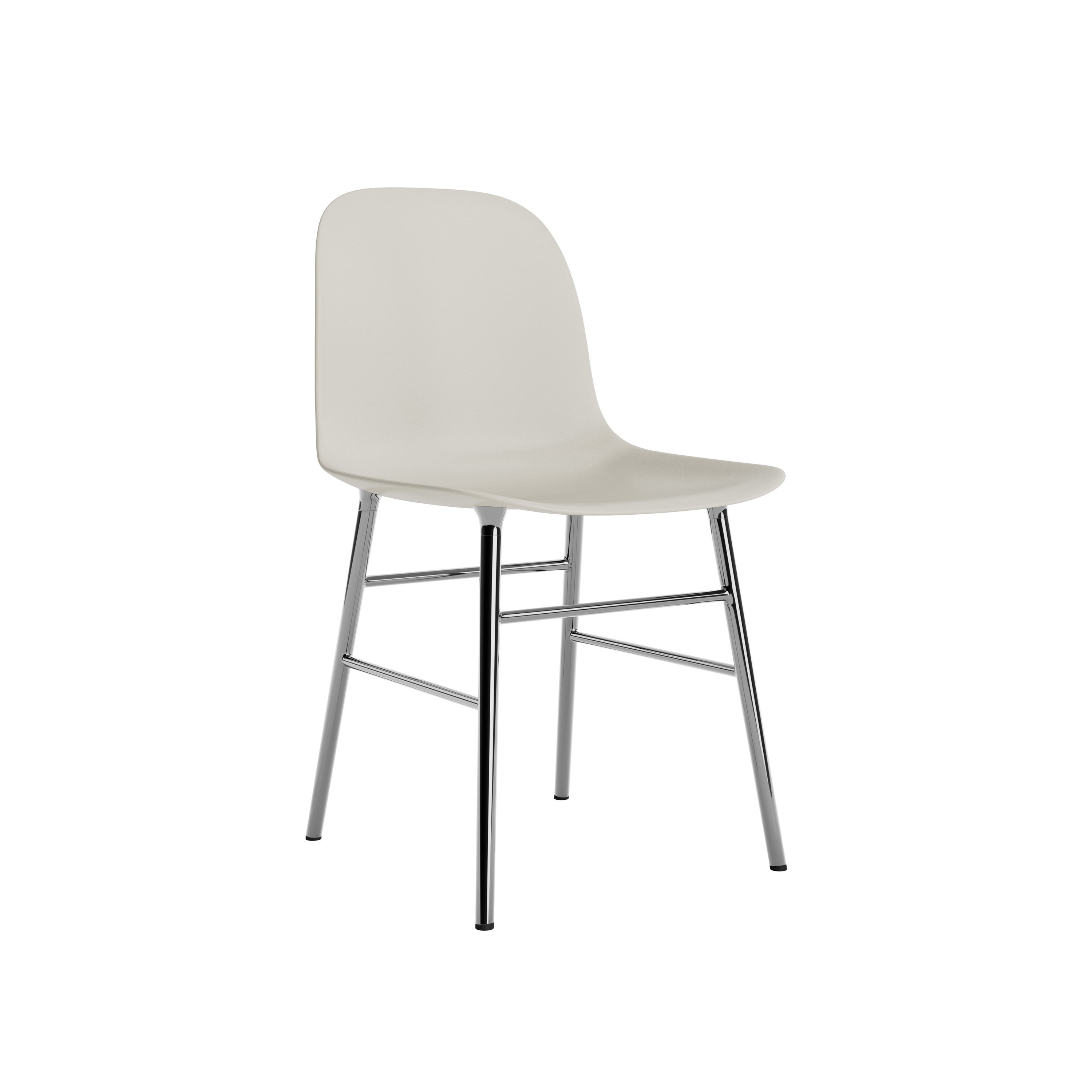 Form Chair Chrome Light Grey