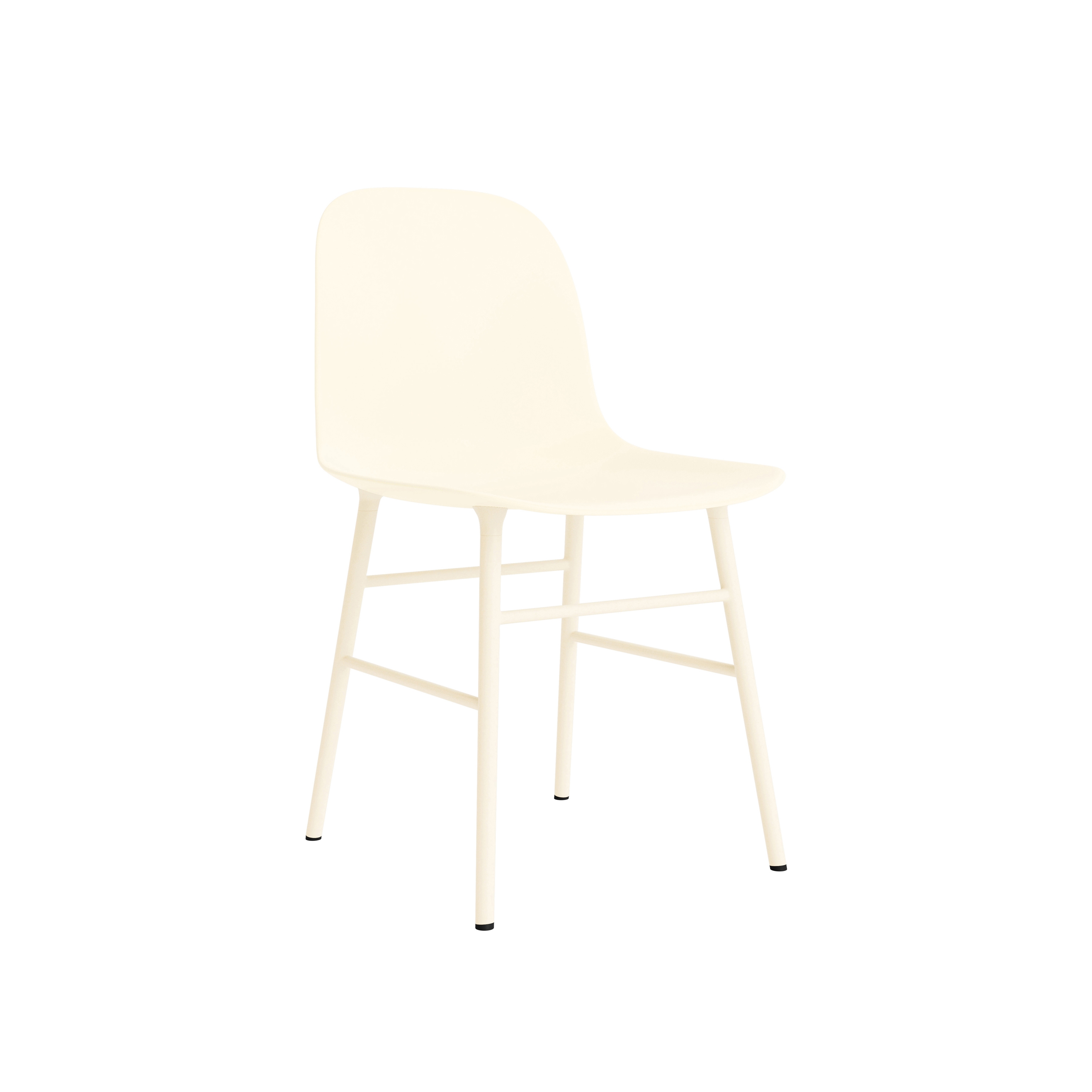 Form Chair Steel Cream