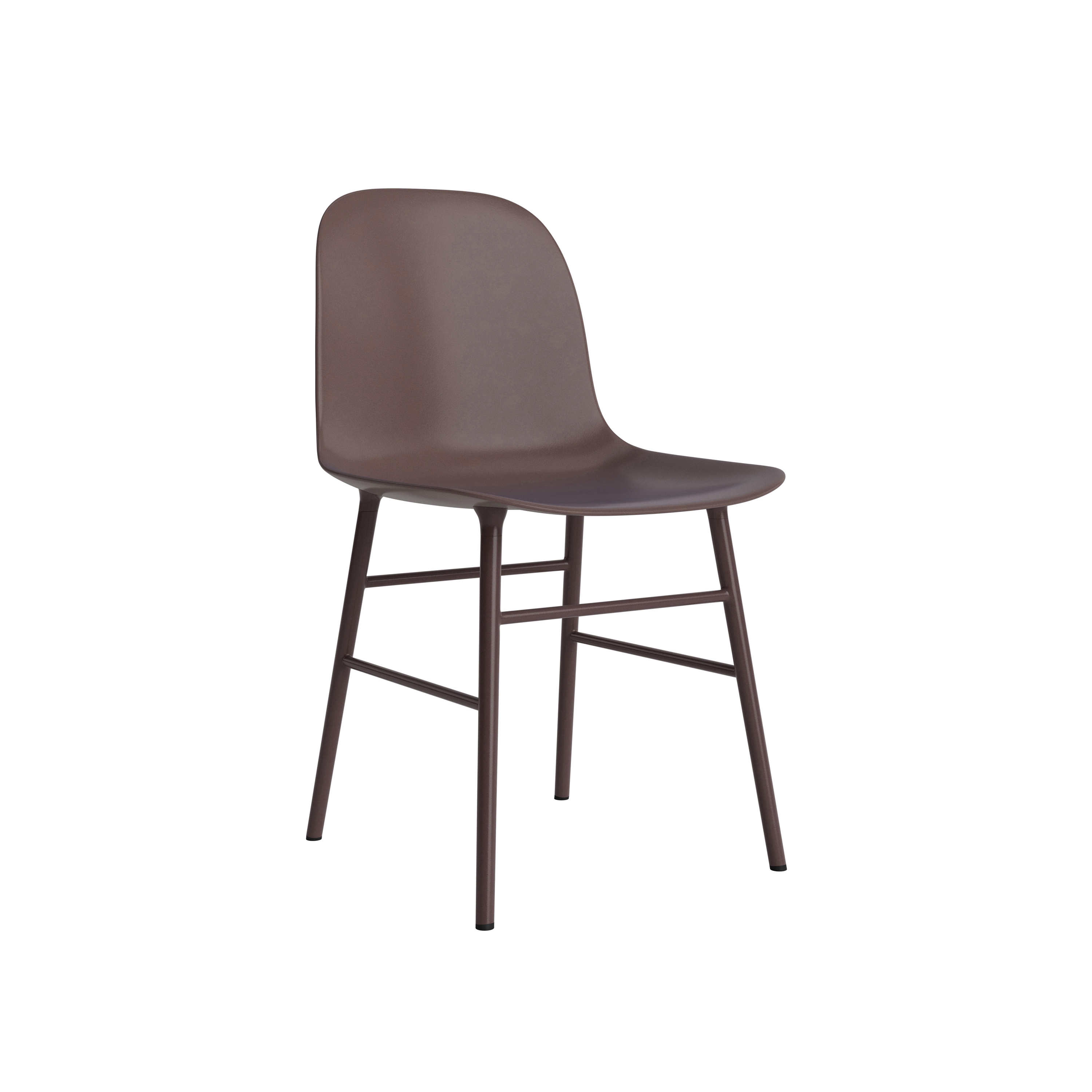 Form Chair Steel Brown