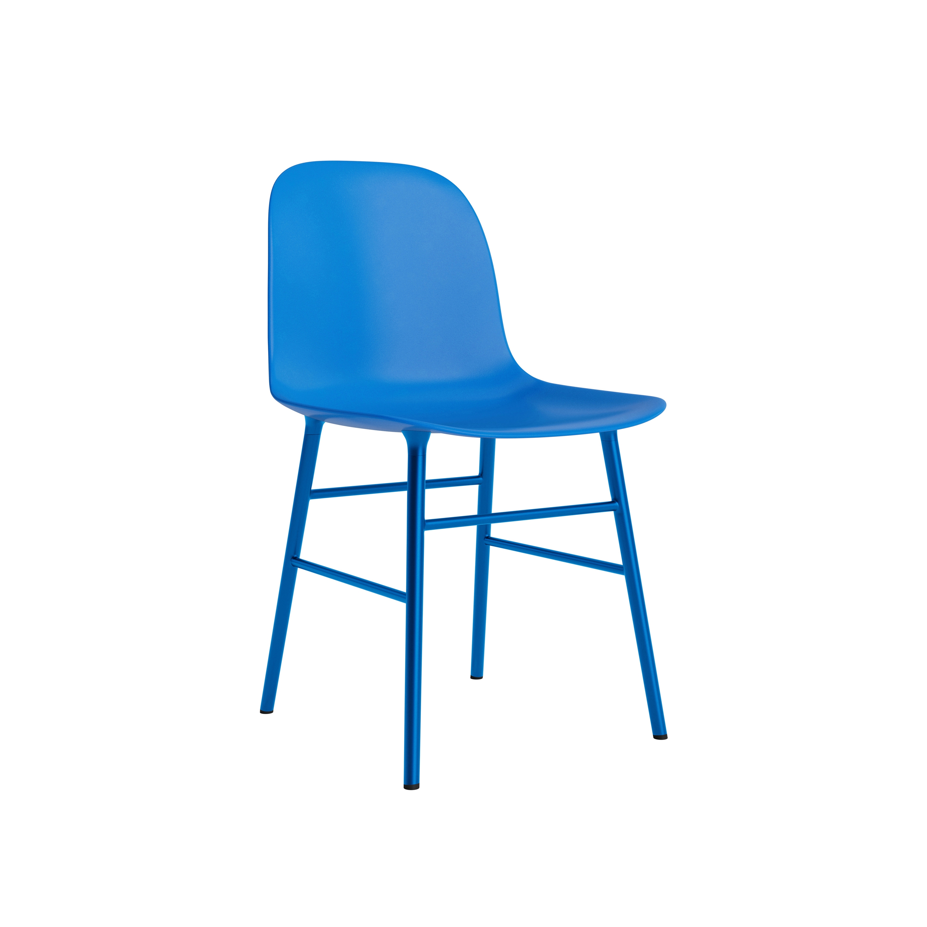 Form Chair Steel Bright Blue
