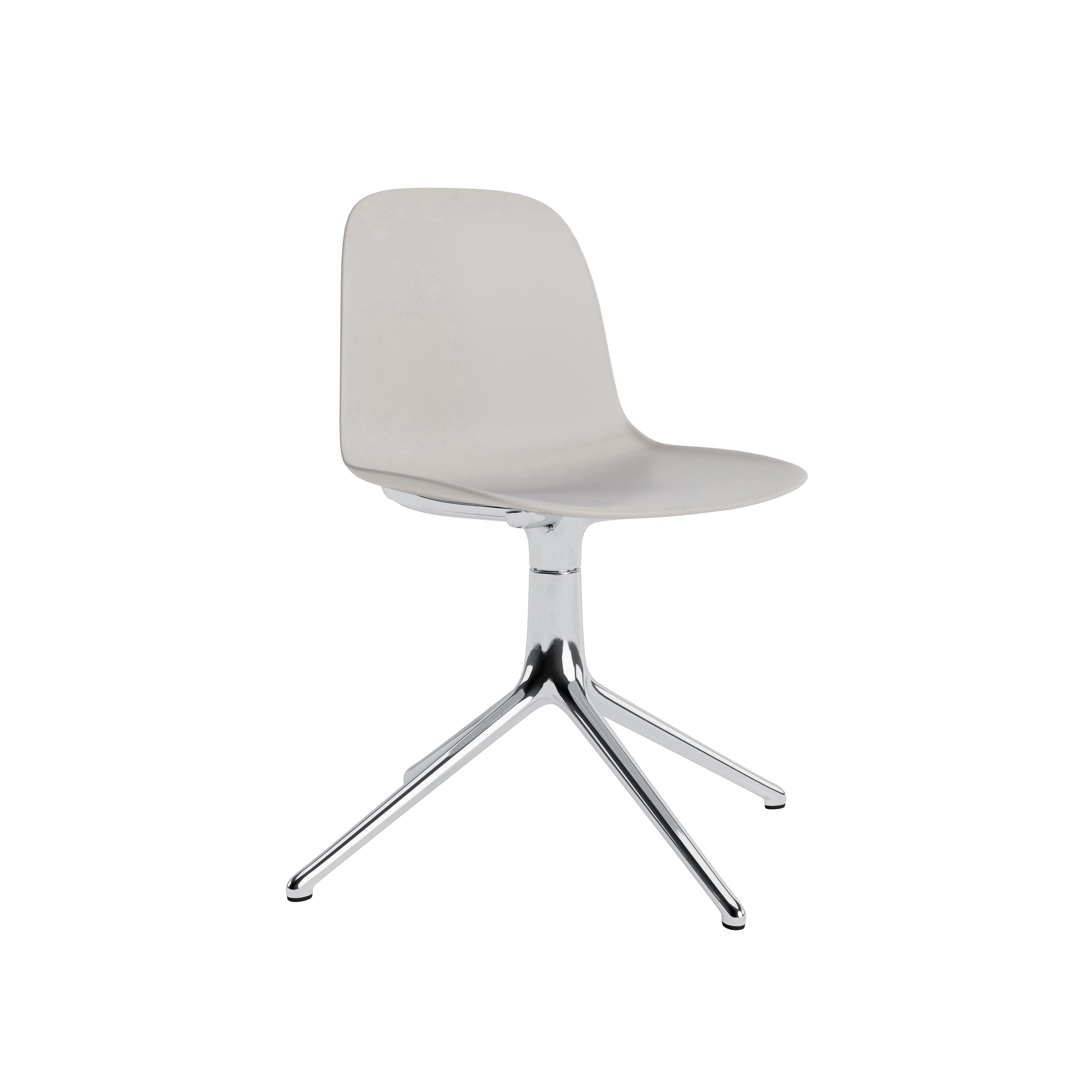 Form Chair Swivel 4L Alu Warm Grey