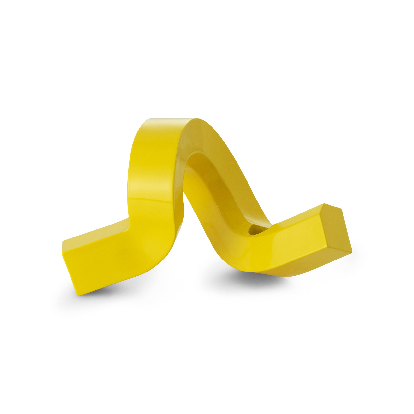 Display product Crooked Candlestick One Yellow from manufacturer Normann Copenhagen