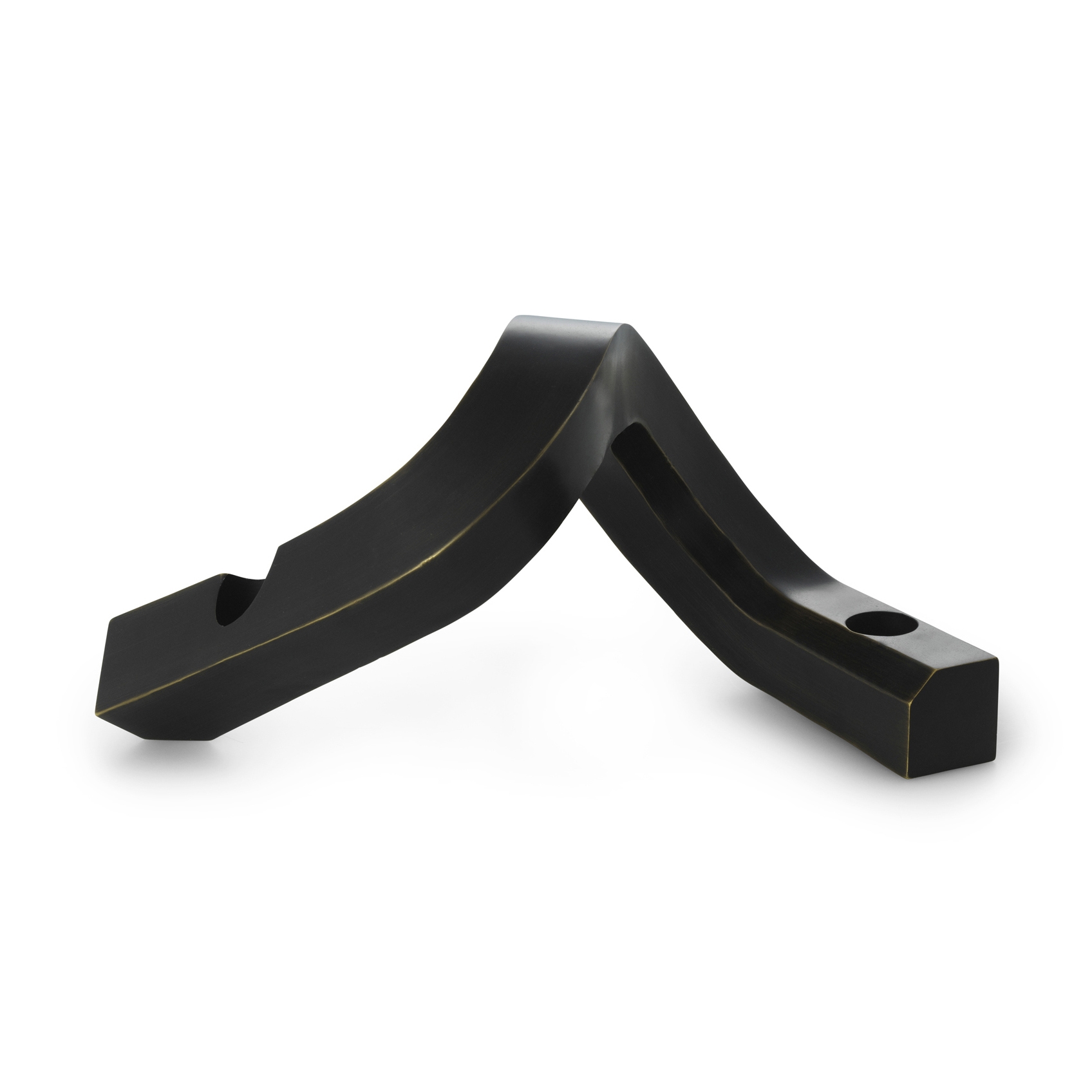 Crooked Candlestick Two Bronze