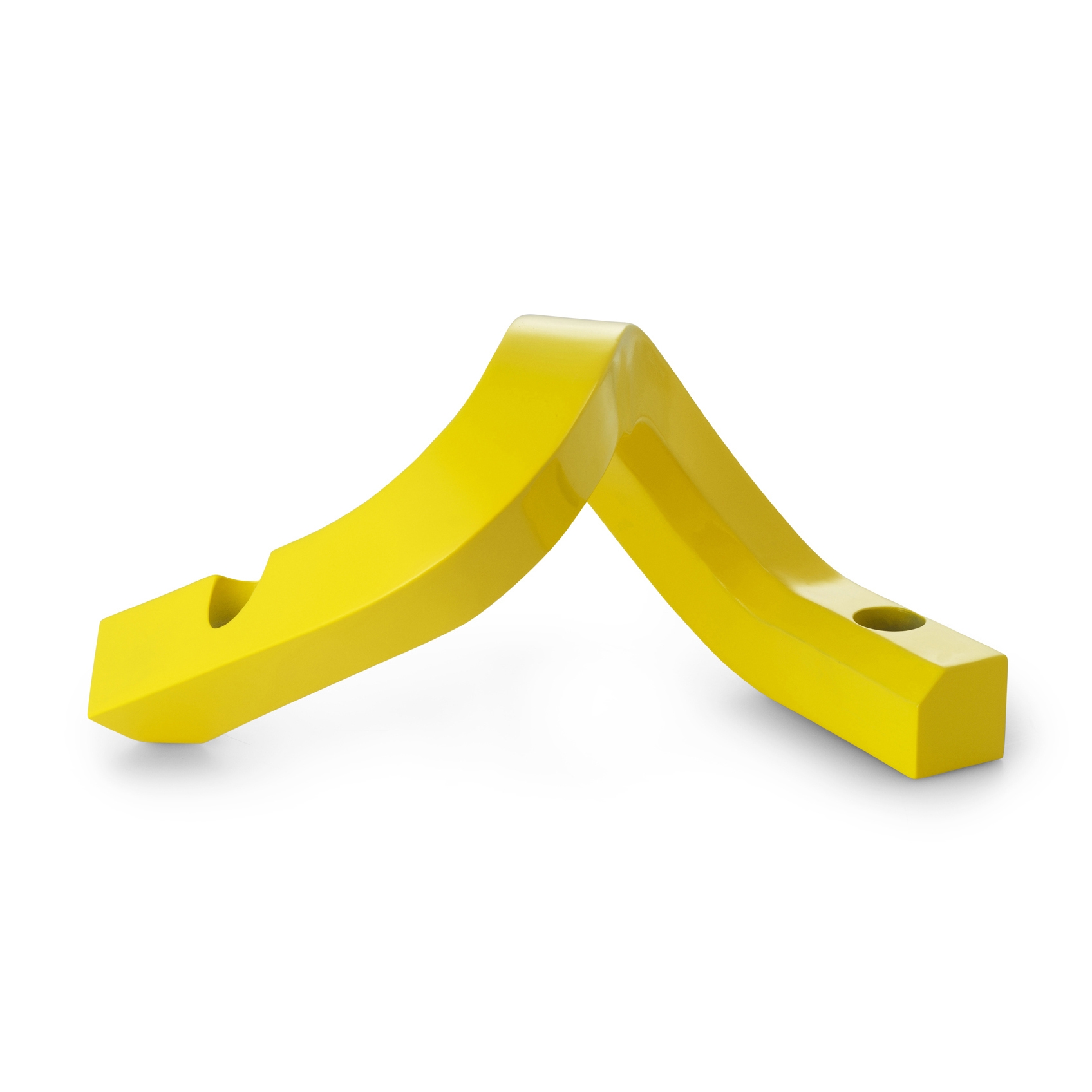 Crooked Candlestick Two Yellow