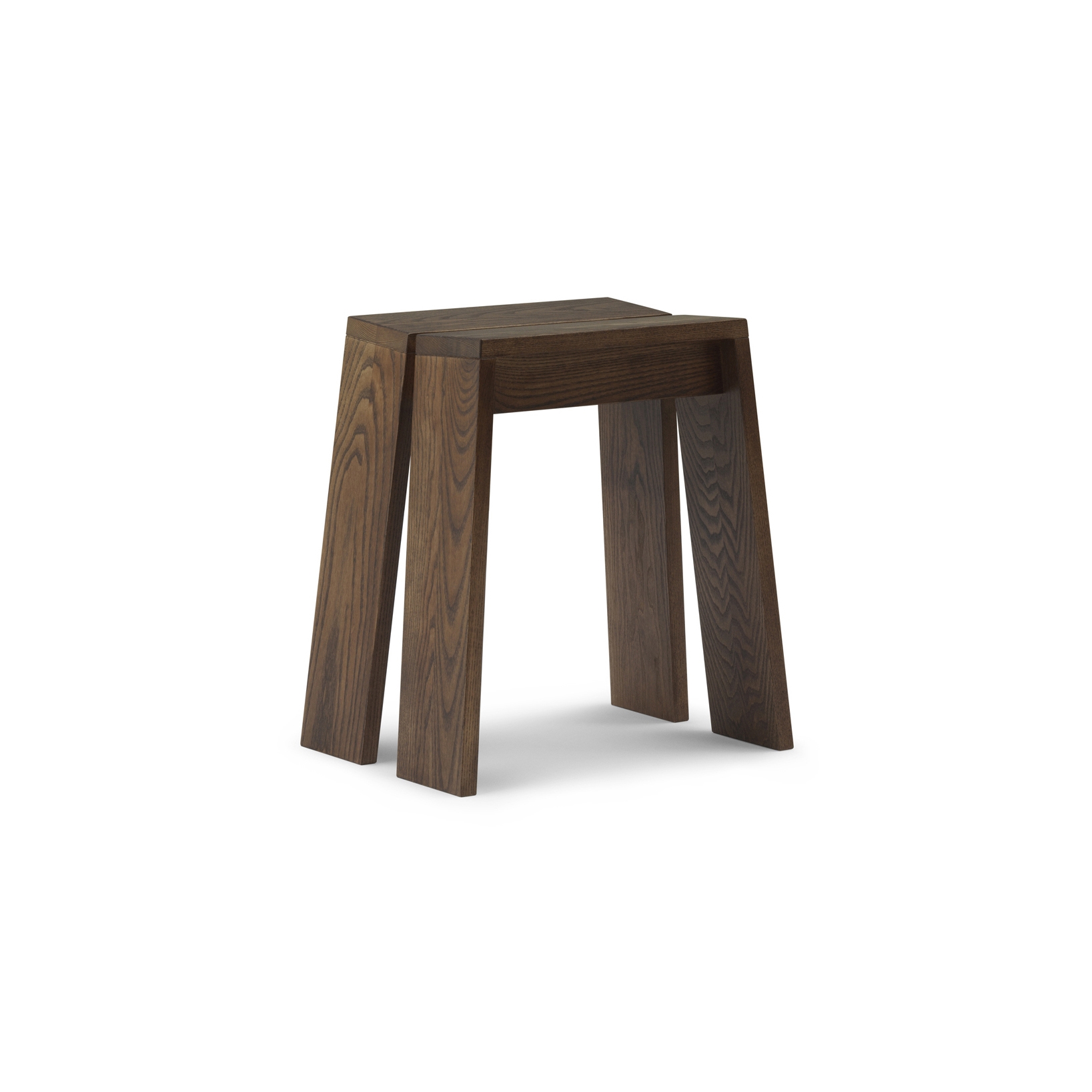 Let Stool Brown Stained Ash
