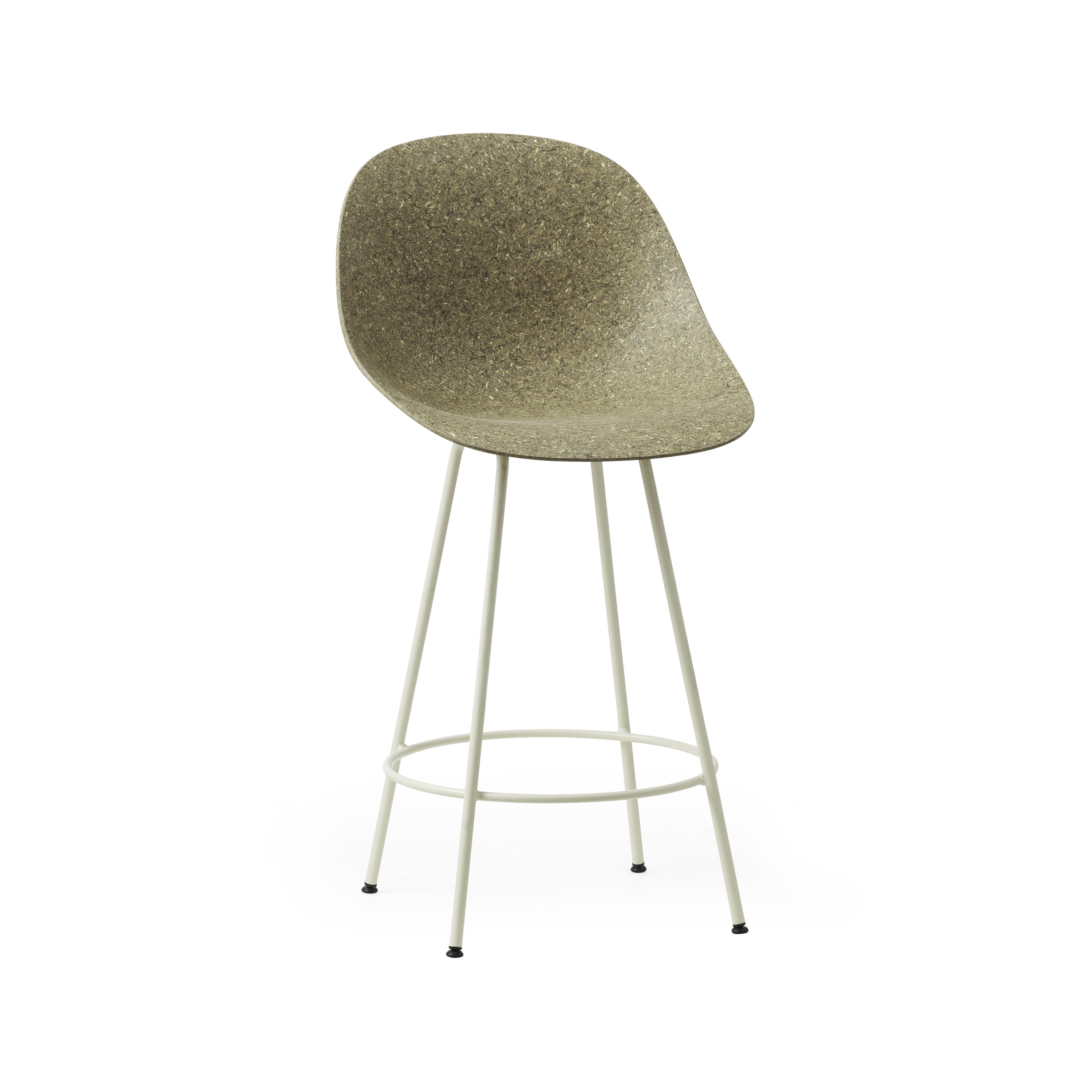 Mat Barchair 65 cm Creme Steel - Seaweed