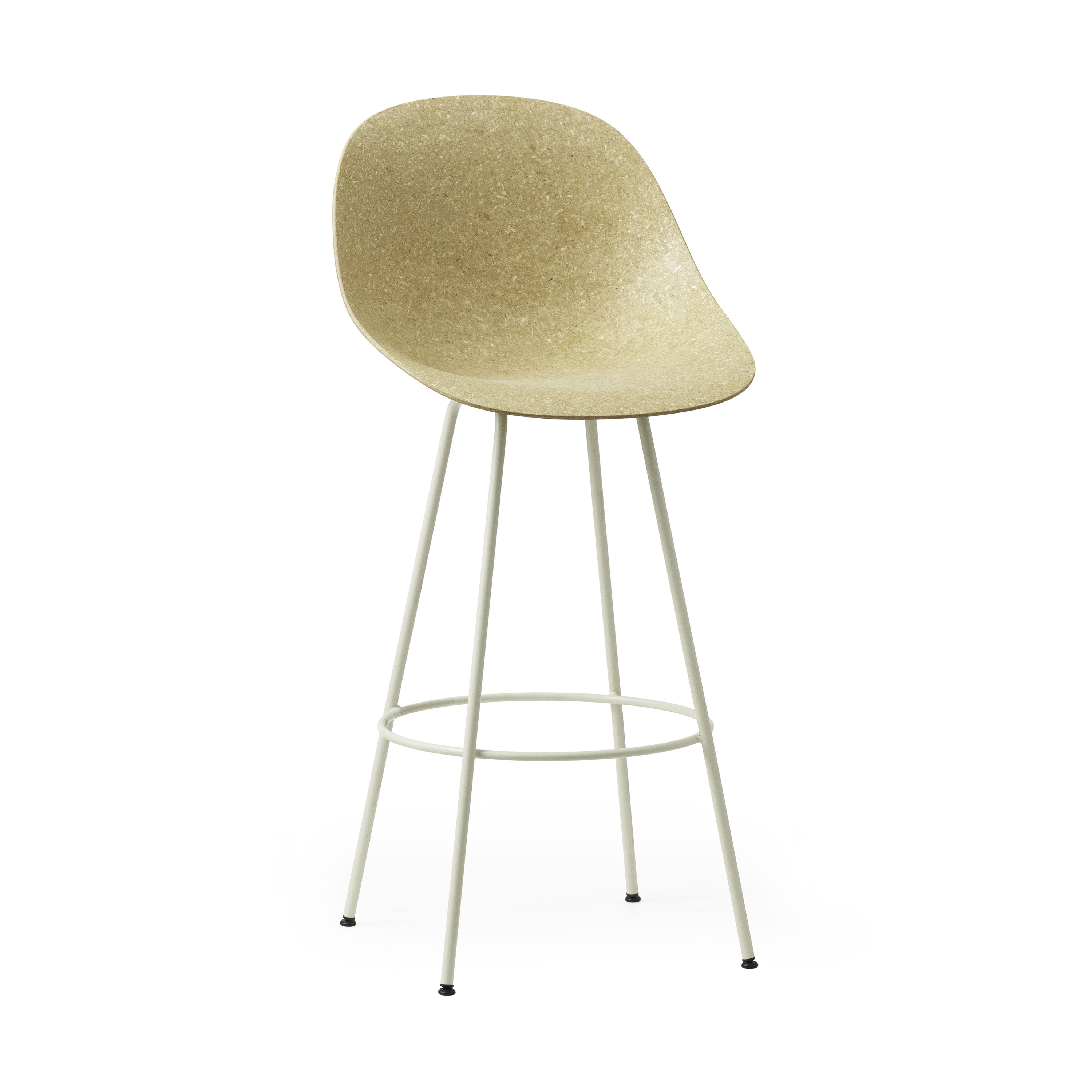 Mat Barchair 75 cm Creme Steel - Hemp