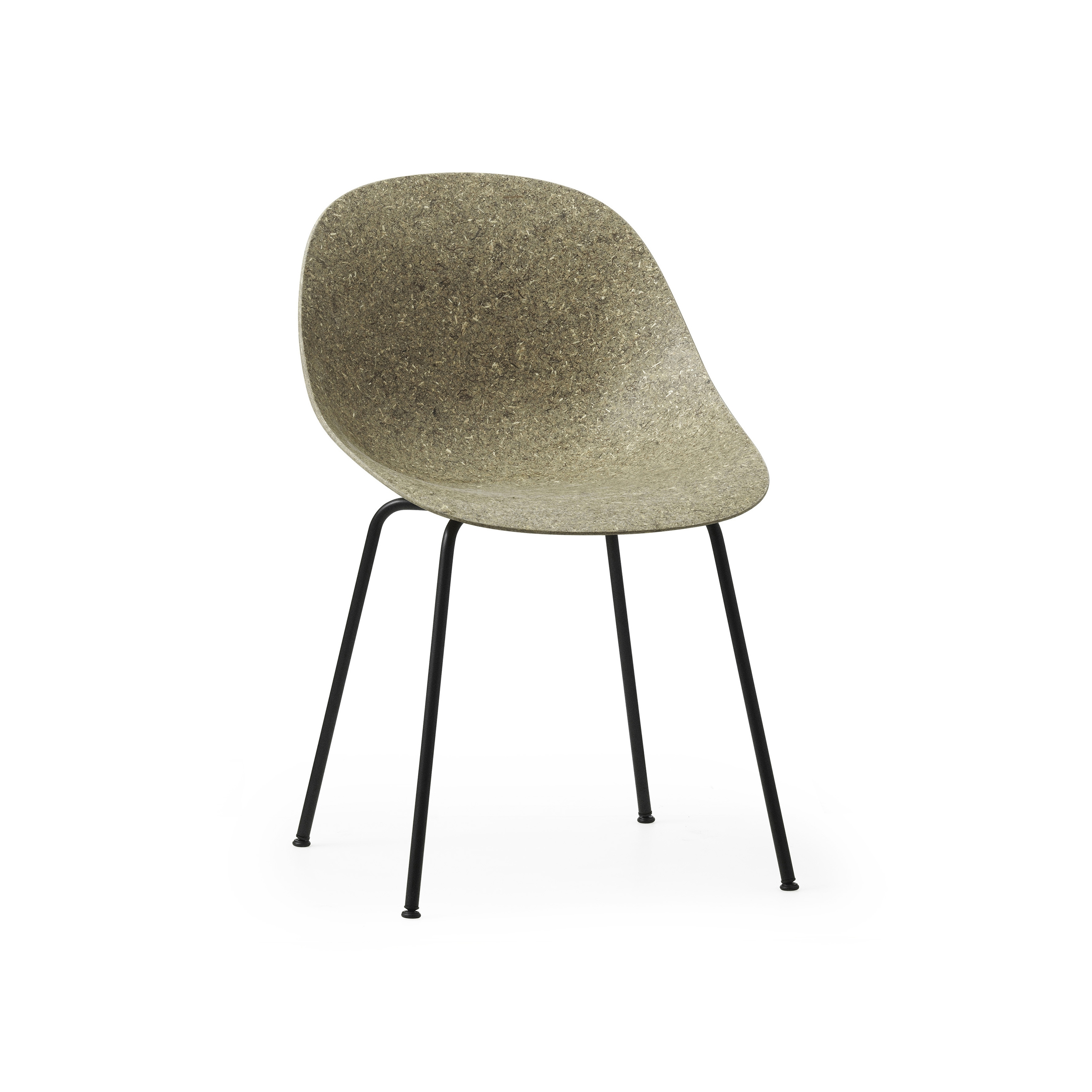 Display product Mat Chair Black Steel - Seaweed from manufacturer Normann Copenhagen