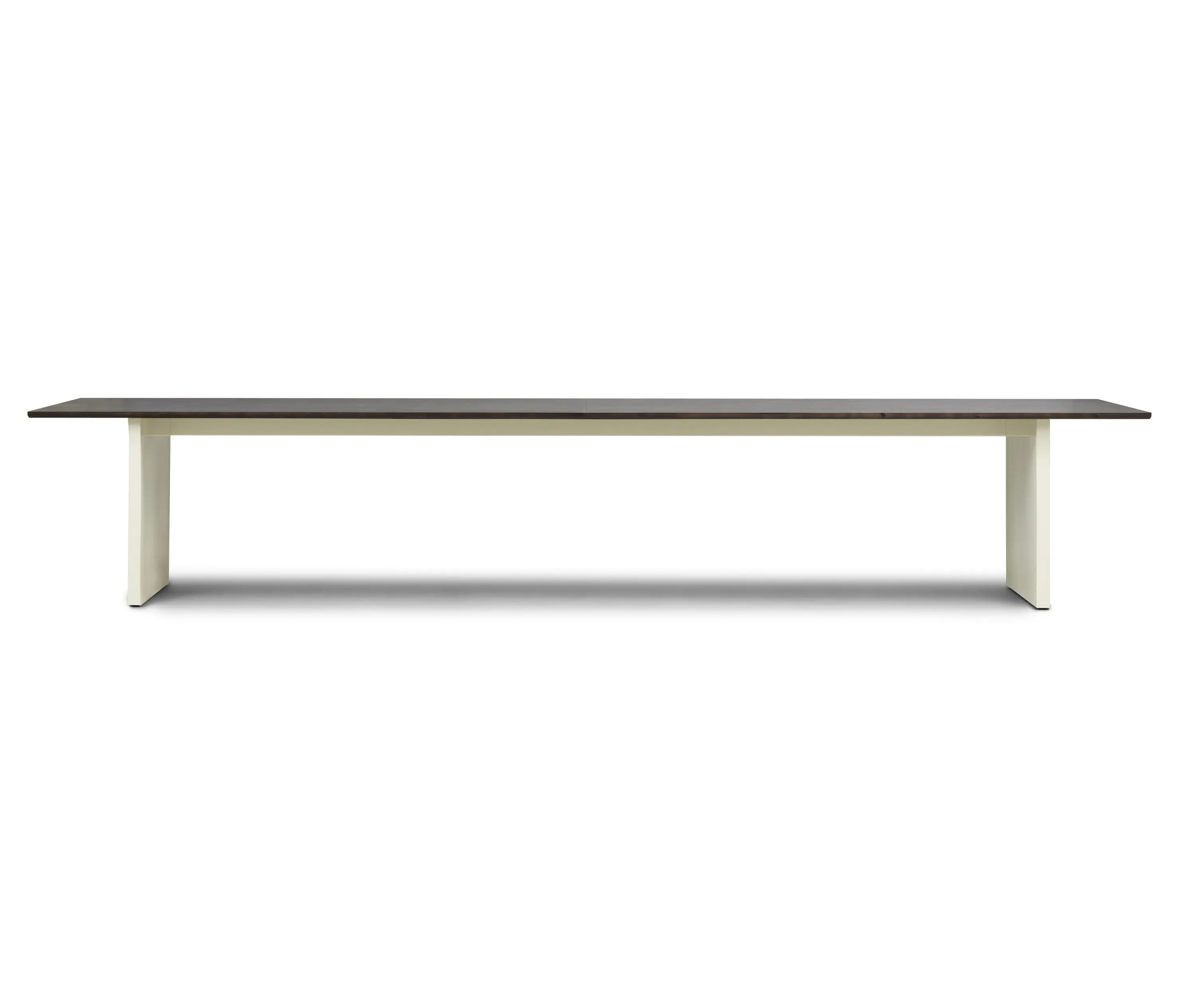 PANEL TABLE 420X100CM CREAM/DARK BROWN - Dining tables from Normann ...