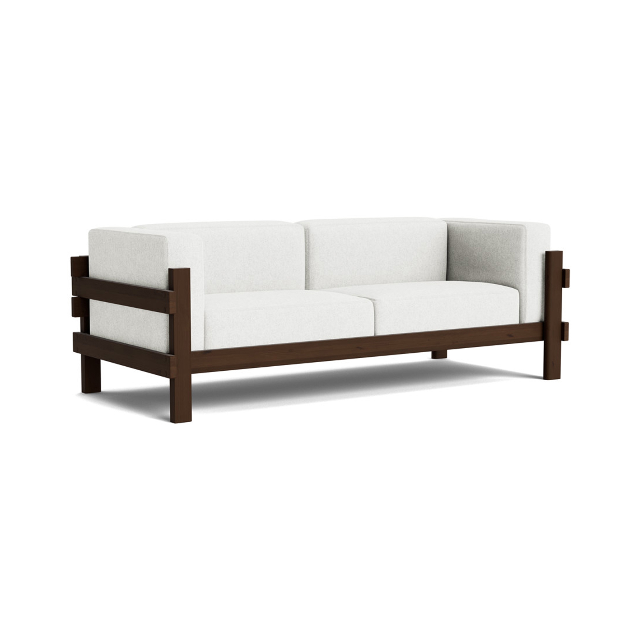 Kube Sofa 3-Seater Dark Brown Hallingdal